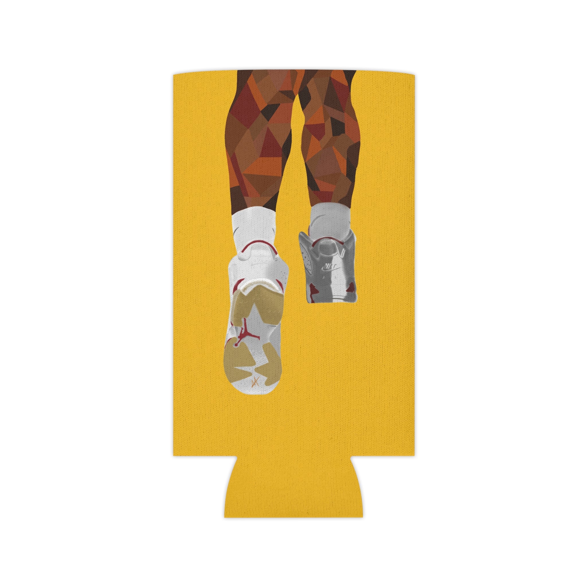 Can Cooler — Retro Sneaker Jump Graphic Drink Cooler