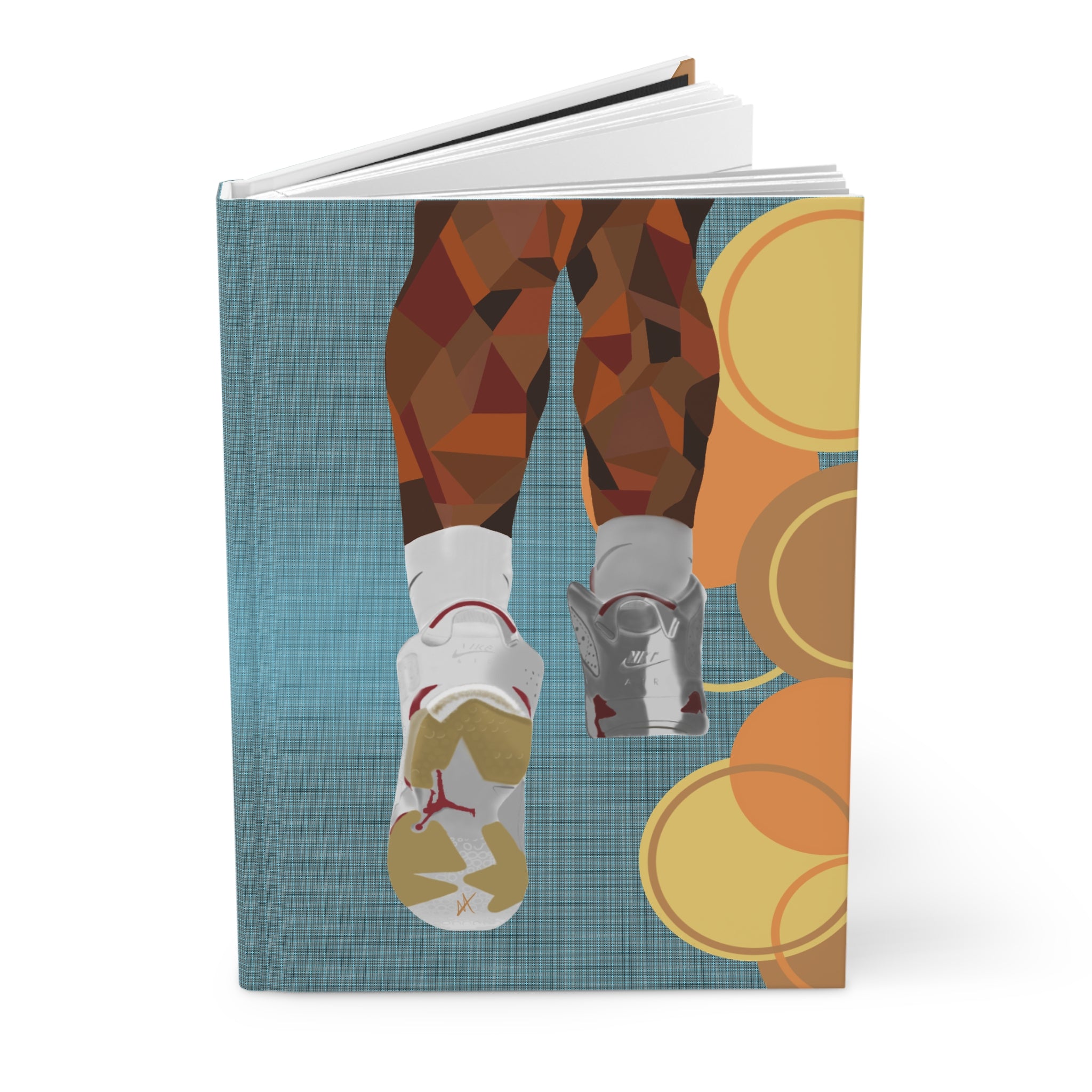 Basketball Sneakers Hardcover Journal