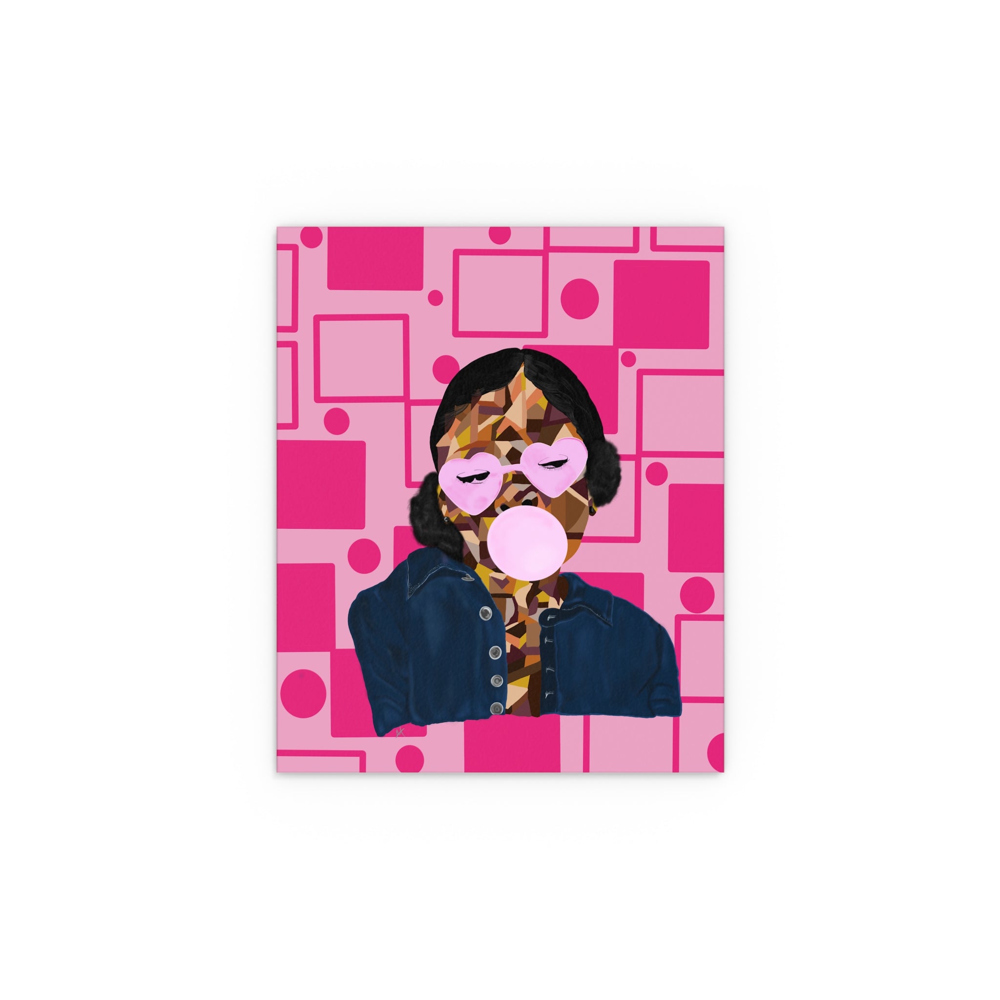 Pink Retro Bubblegum Pop Poster