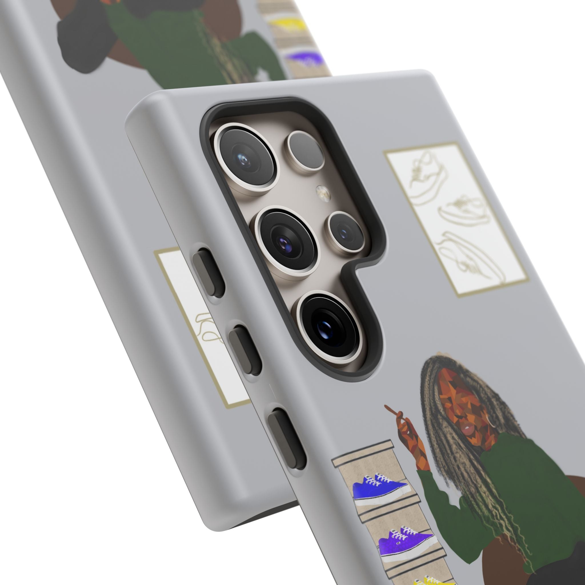 Phone Case — Chill Sneakerhead Illustration ("Tough Cases")