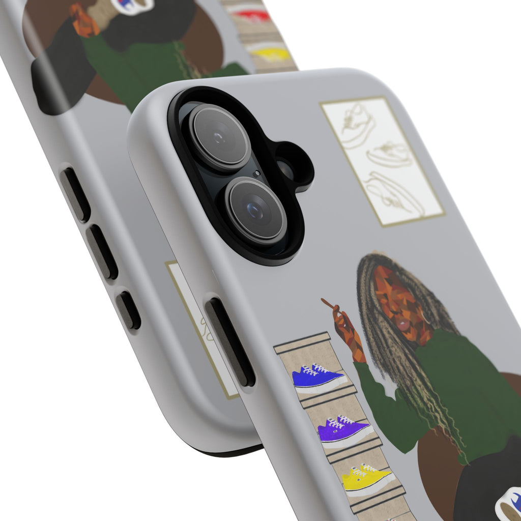 Phone Case — Chill Sneakerhead Illustration ("Tough Cases")