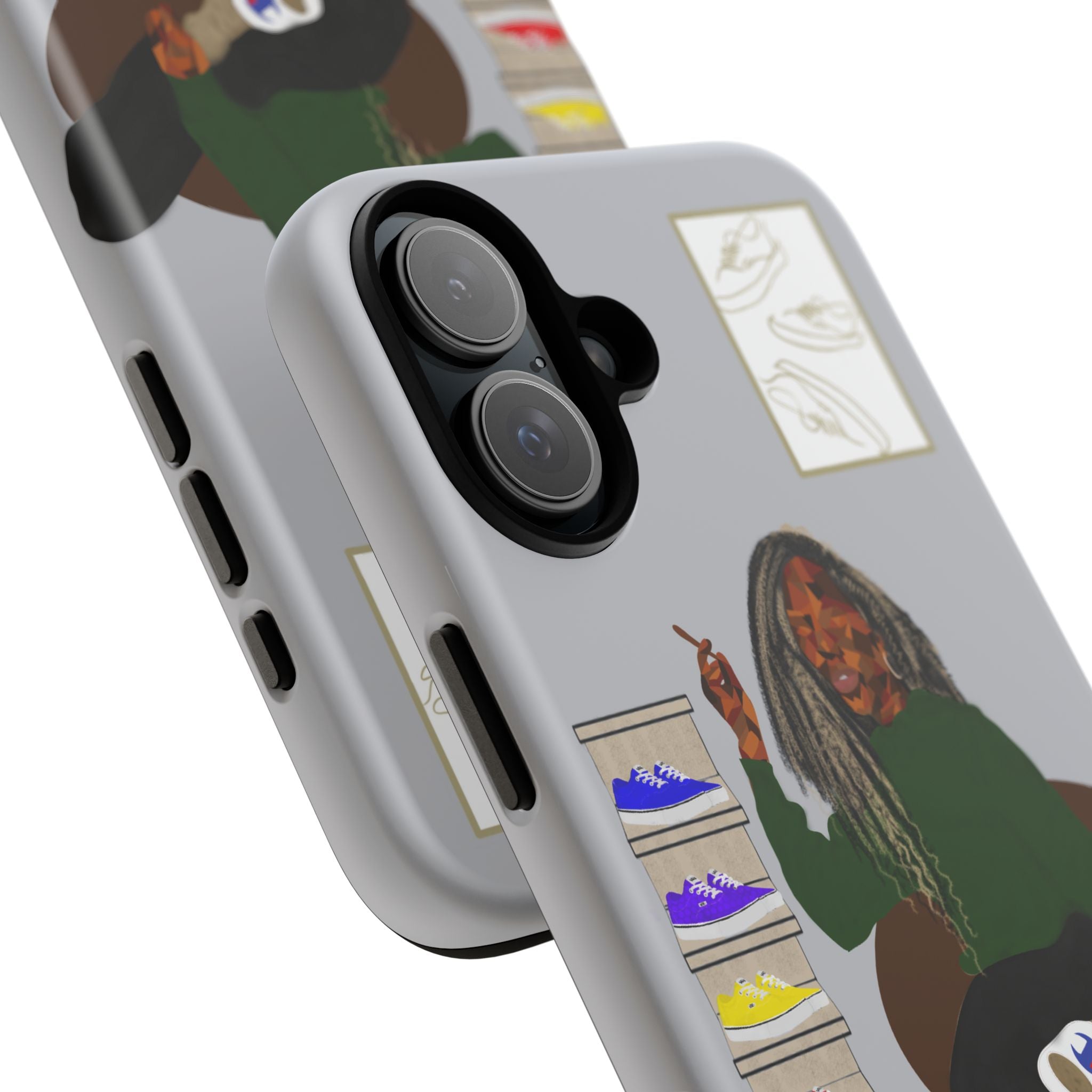 Phone Case — Chill Sneakerhead Illustration ("Tough Cases")