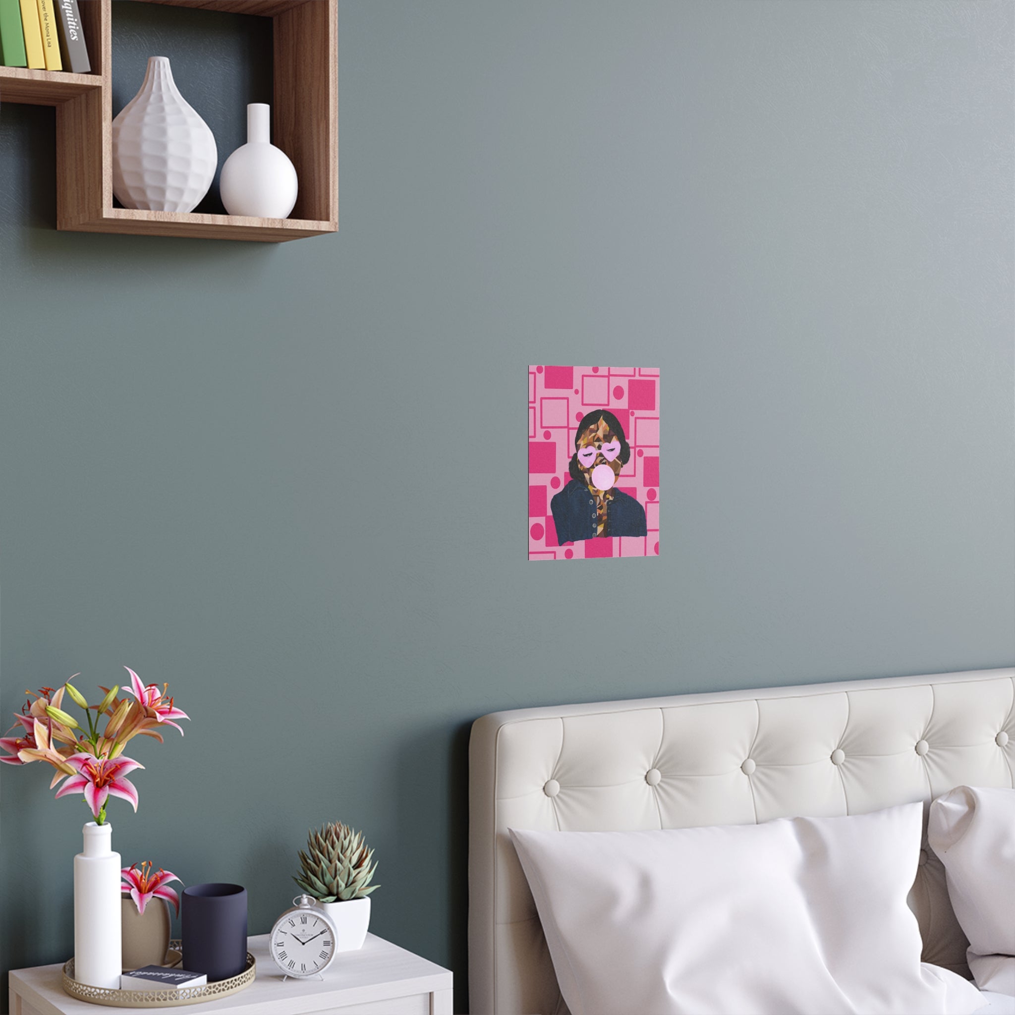 Pink Retro Bubblegum Pop Poster