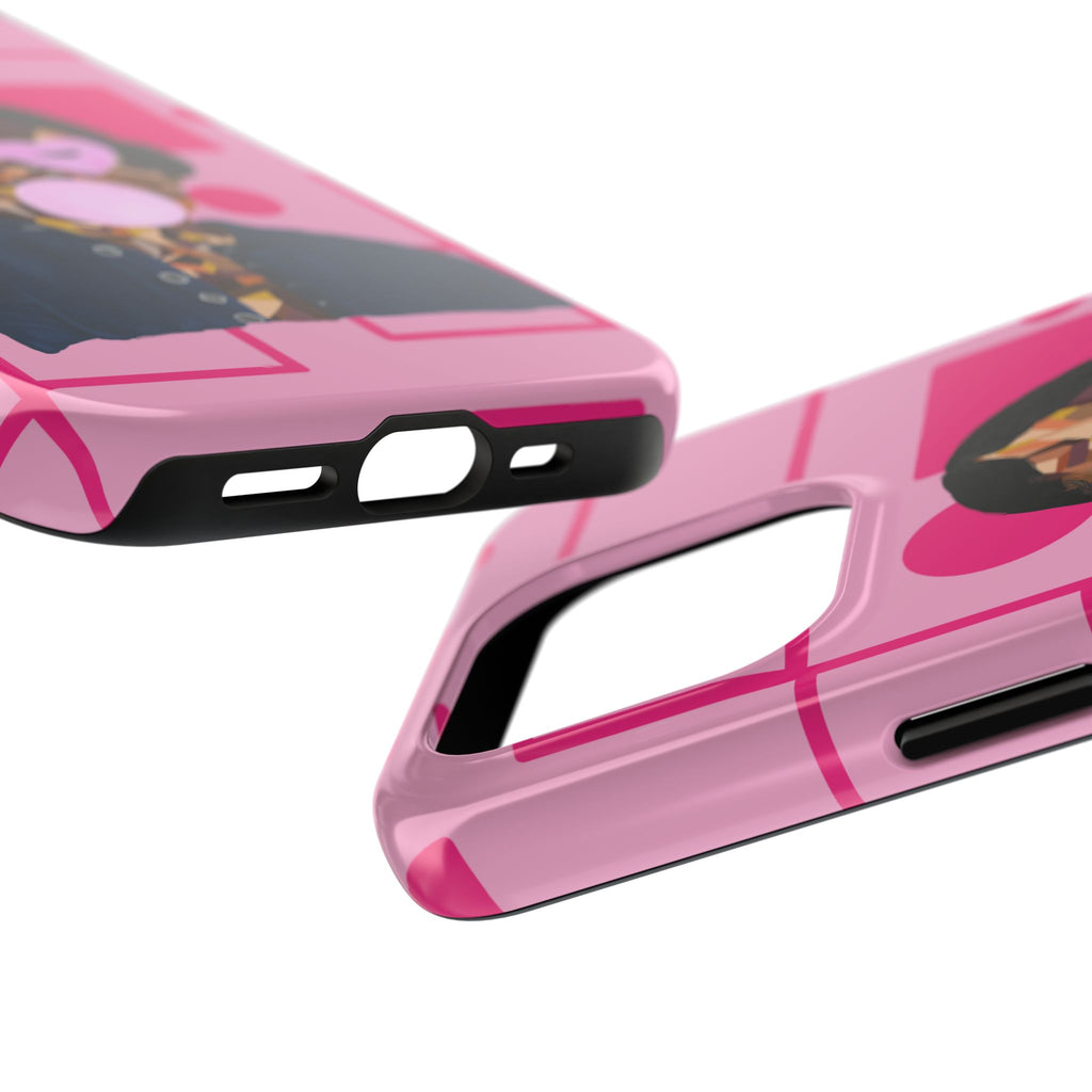 Pink Pop Art Phone Case — Bubblegum Girl Tough Phone Case