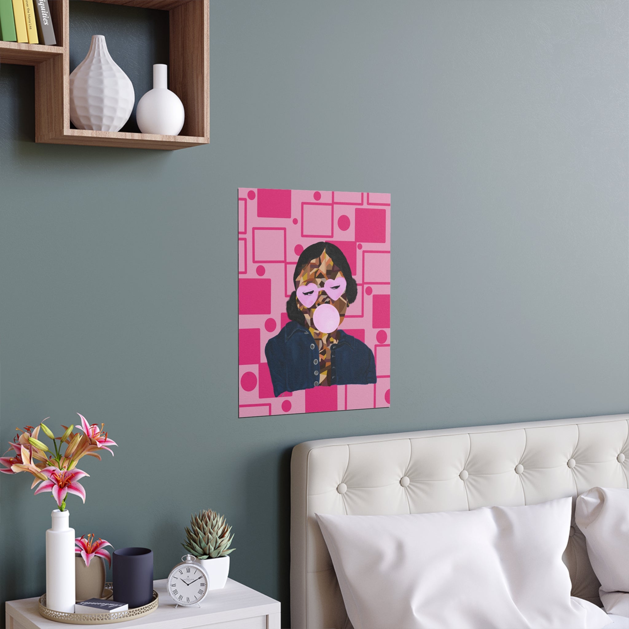 Pink Retro Bubblegum Pop Poster