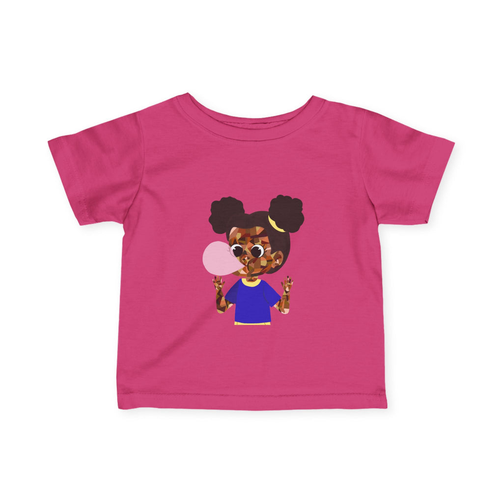 Infant Tee — Cute Bubblegum Girl Graphic Baby T-Shirt