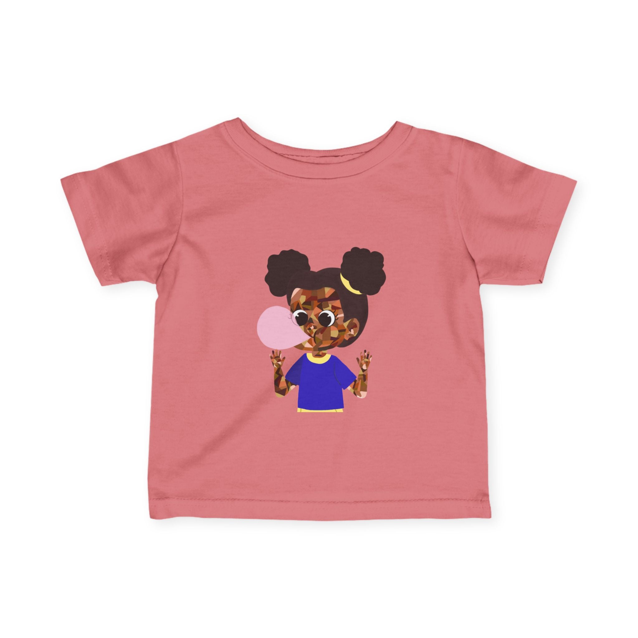 Infant Tee — Cute Bubblegum Girl Graphic Baby T-Shirt