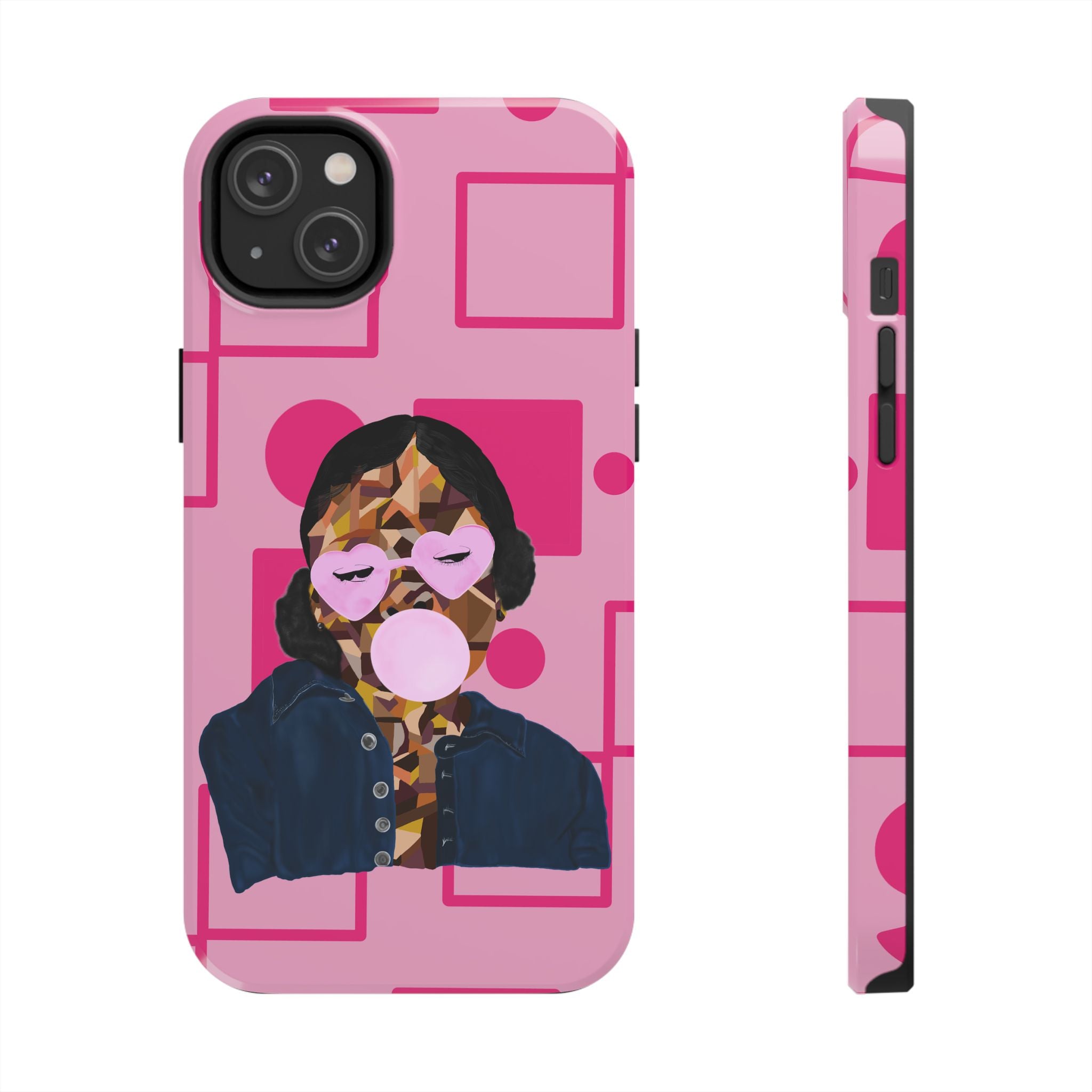 Pink Pop Art Phone Case — Bubblegum Girl Tough Phone Case