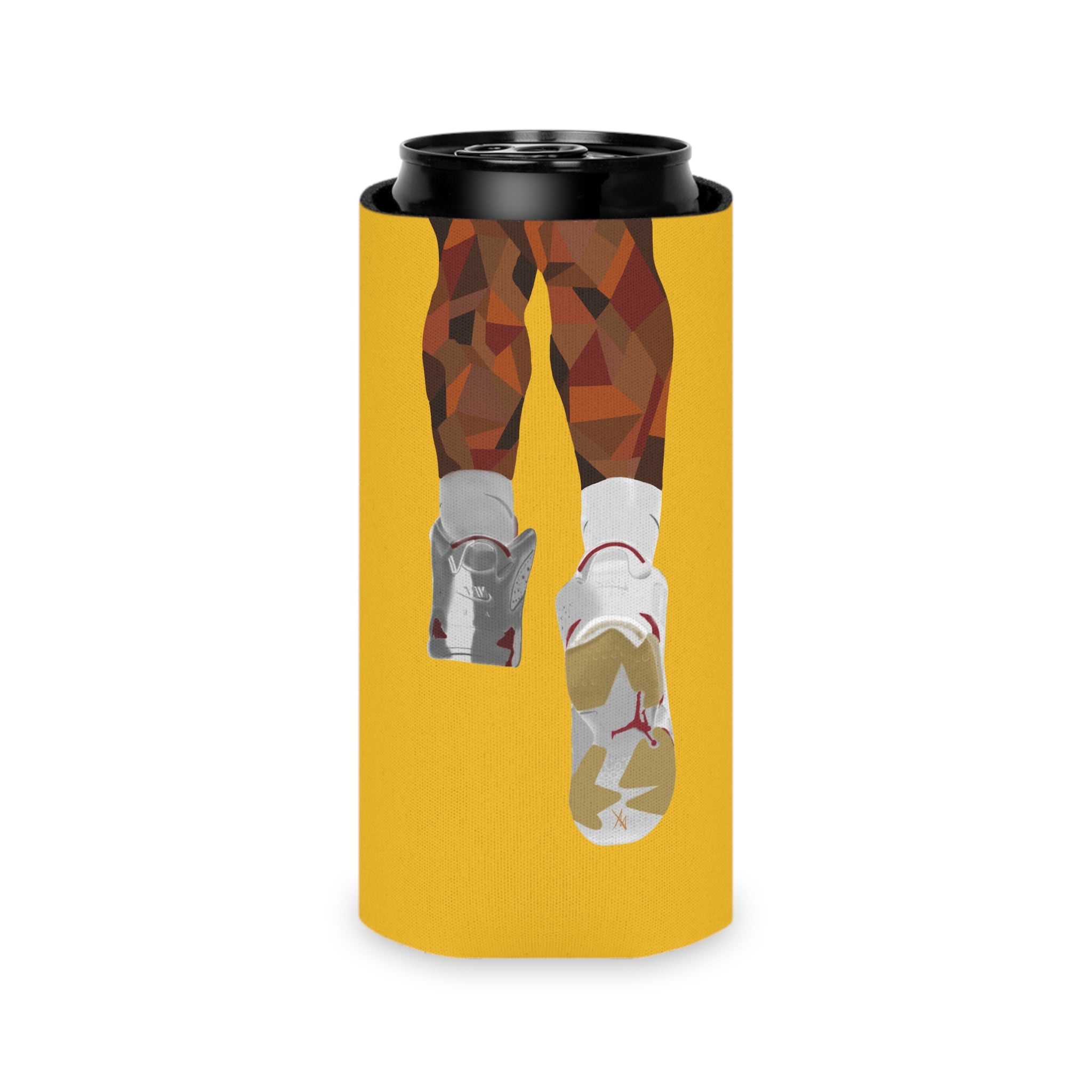 Can Cooler — Retro Sneaker Jump Graphic Drink Cooler