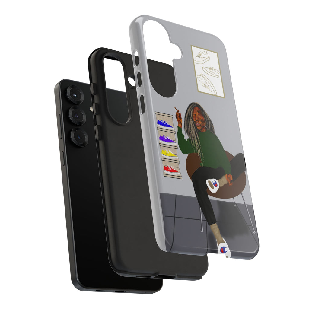 Phone Case — Chill Sneakerhead Illustration ("Tough Cases")