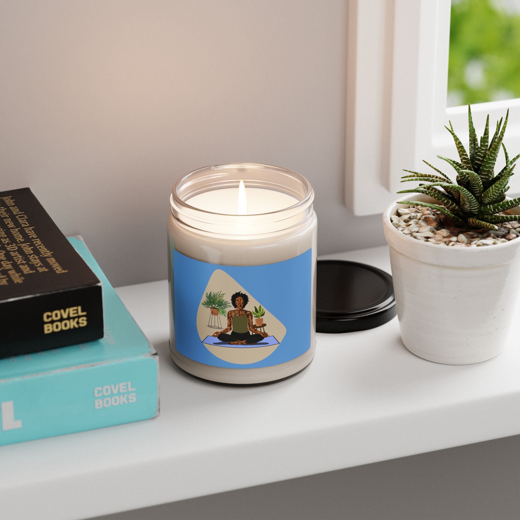 Soy Candle — Calming Yoga Meditation Scented Candle (9 oz)