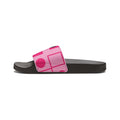 Youth Pink Bubble Gum Girl Slide Sandals — Removable Strap Kid’s Pool & Casual Slides