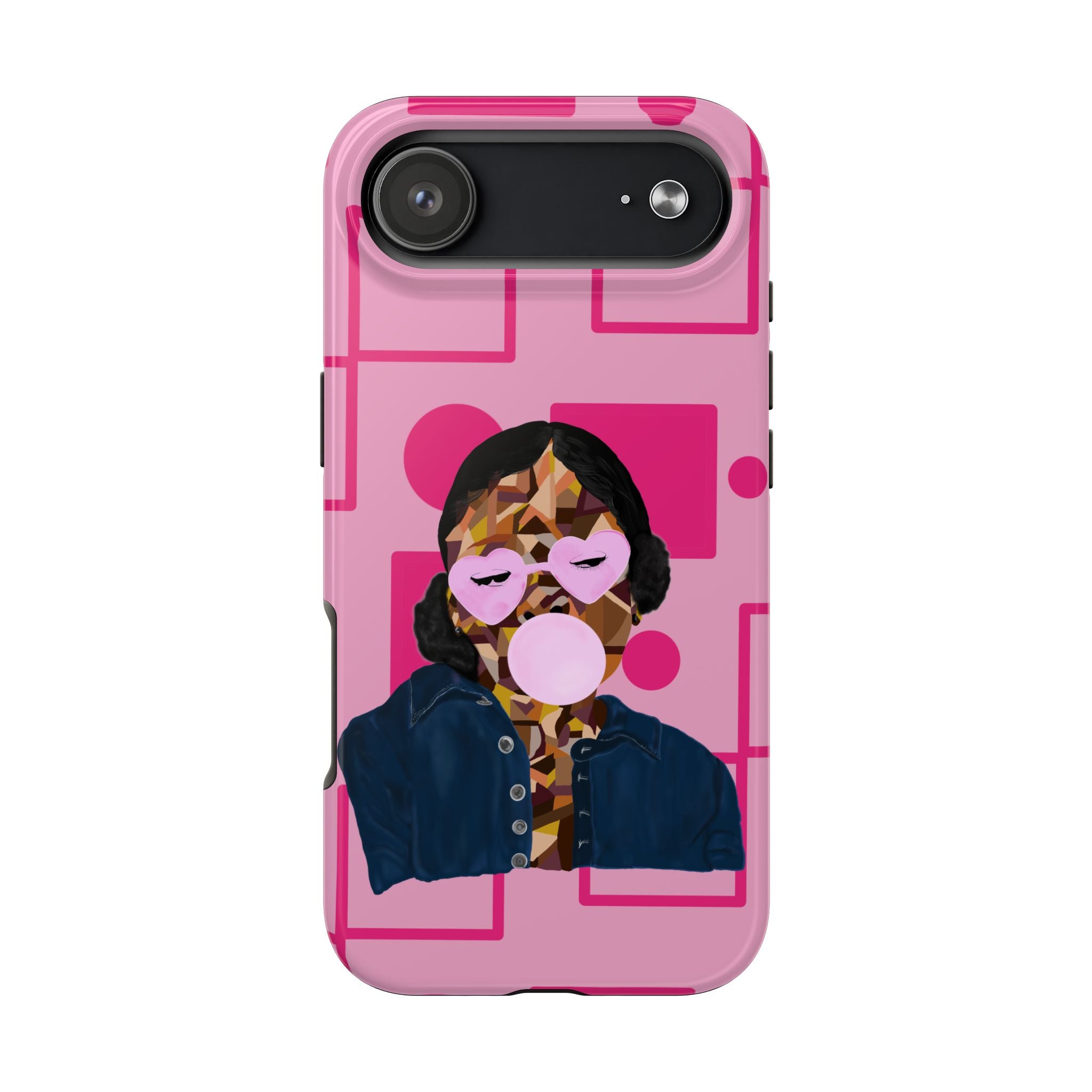 Pink Pop Art Phone Case — Bubblegum Girl Tough Phone Case