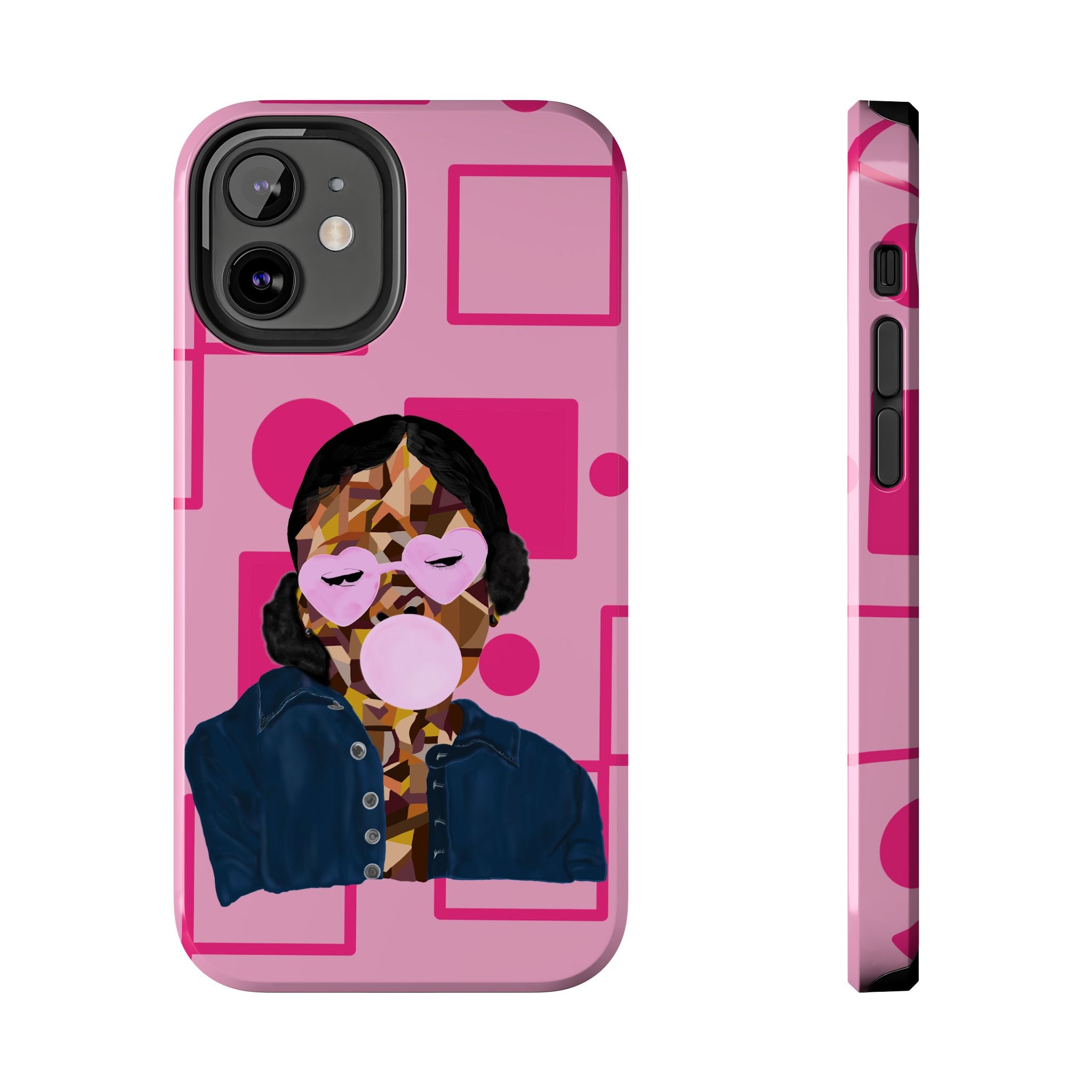Pink Pop Art Phone Case — Bubblegum Girl Tough Phone Case