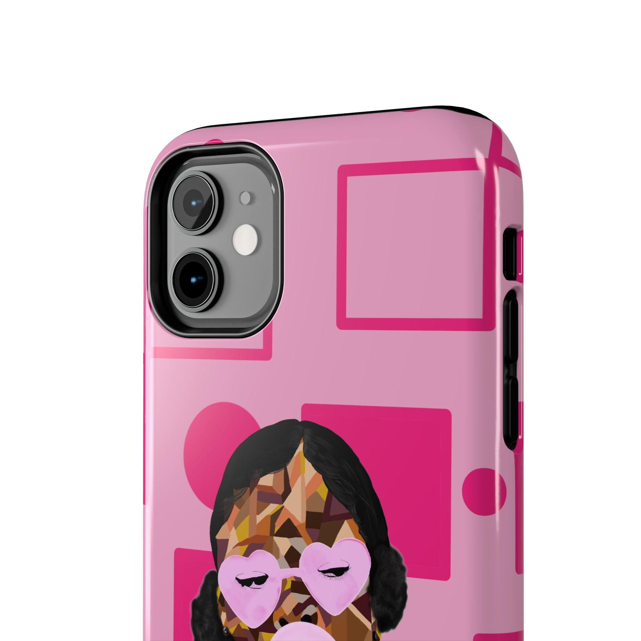 Pink Pop Art Phone Case — Bubblegum Girl Tough Phone Case
