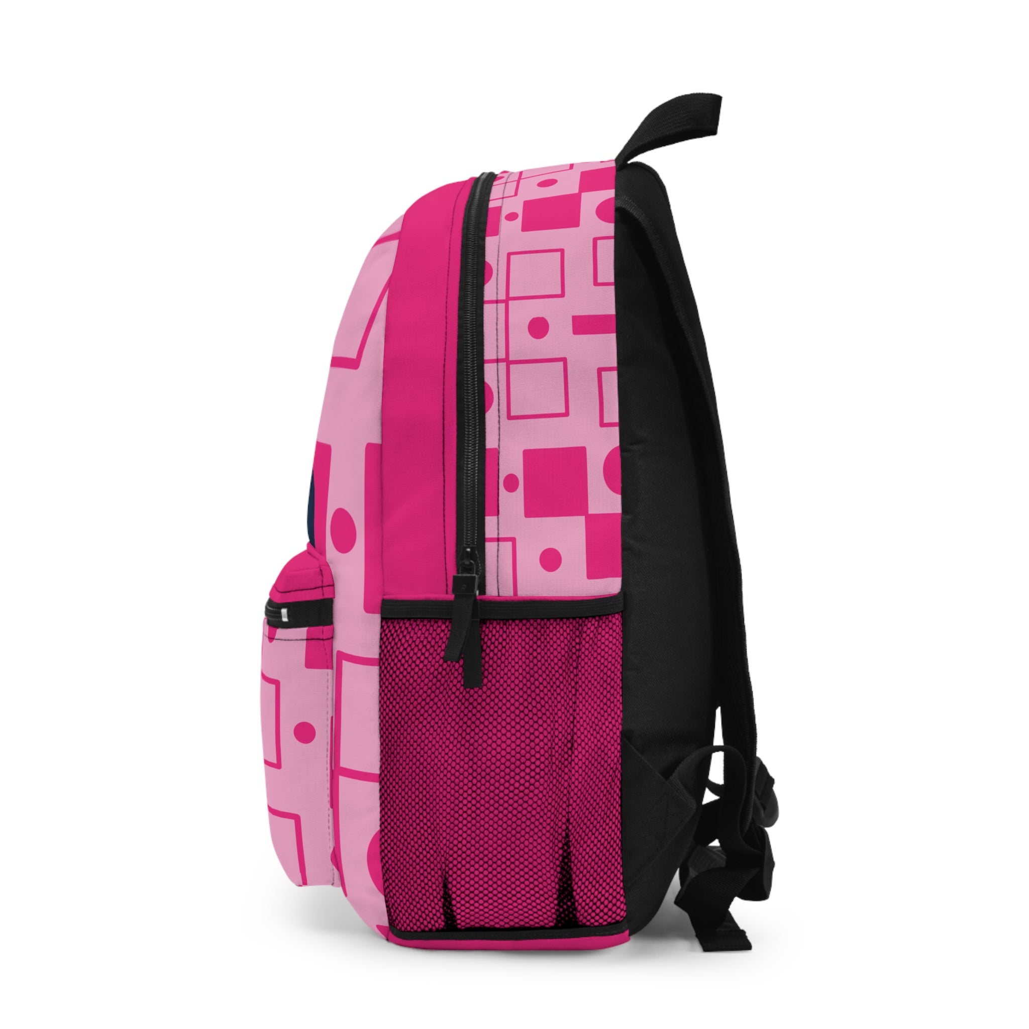 Pink Pop Art Bubblegum Backpack — Trendy Teen Graphic Bag