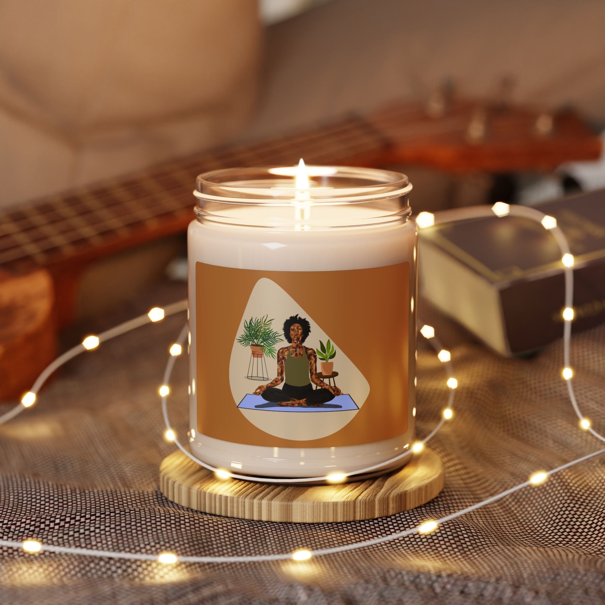 Soy Candle — Calming Yoga Meditation Scented Candle (9 oz)