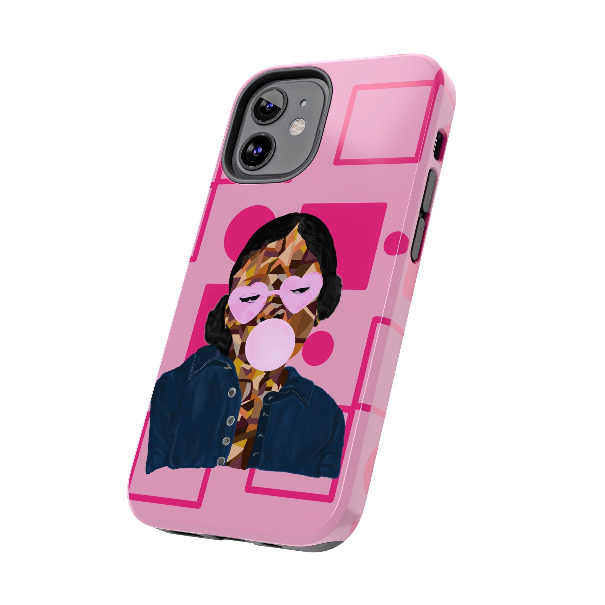Pink Pop Art Phone Case — Bubblegum Girl Tough Phone Case