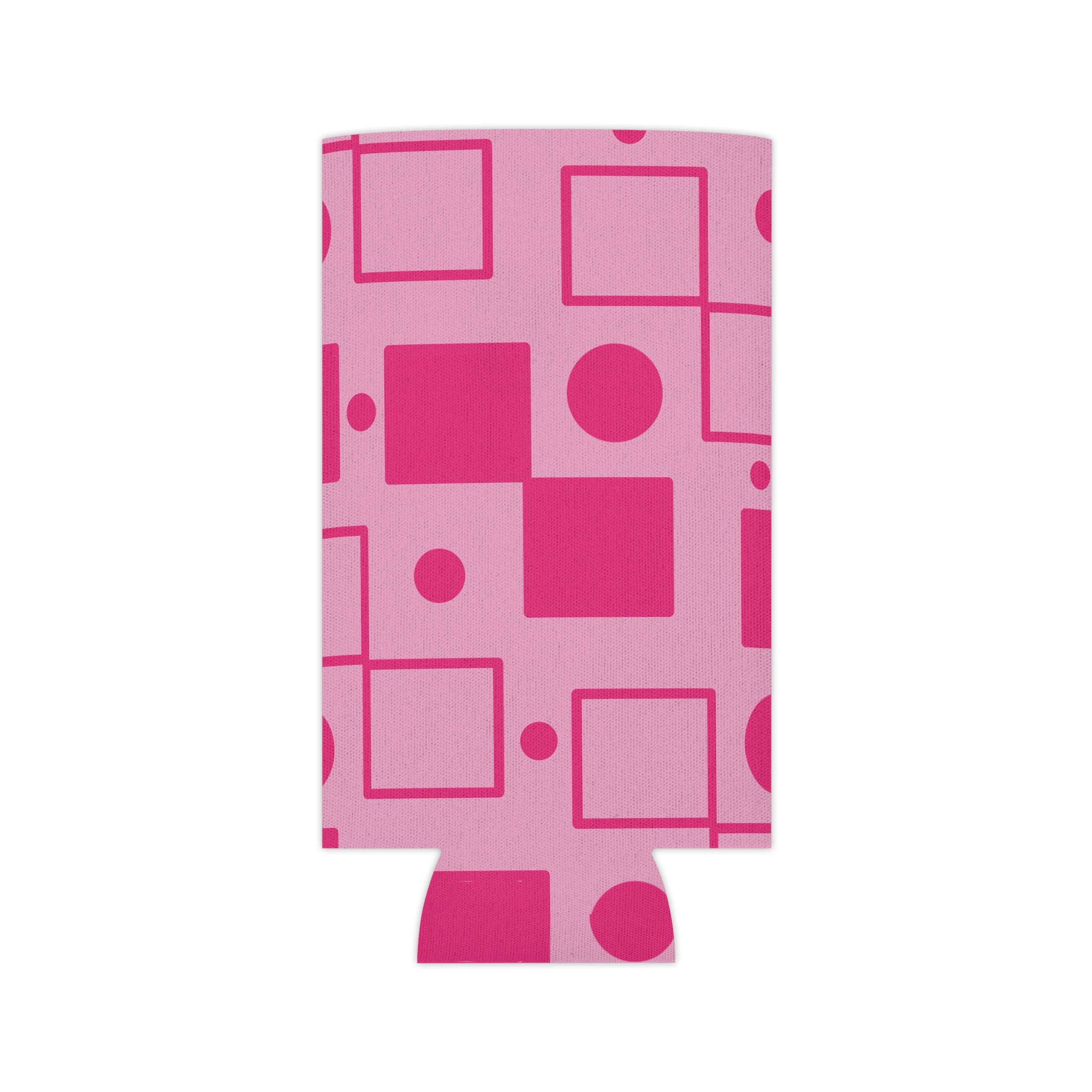 Pink Retro Bubblegum Can Cooler – Pop Art Girl Koozie