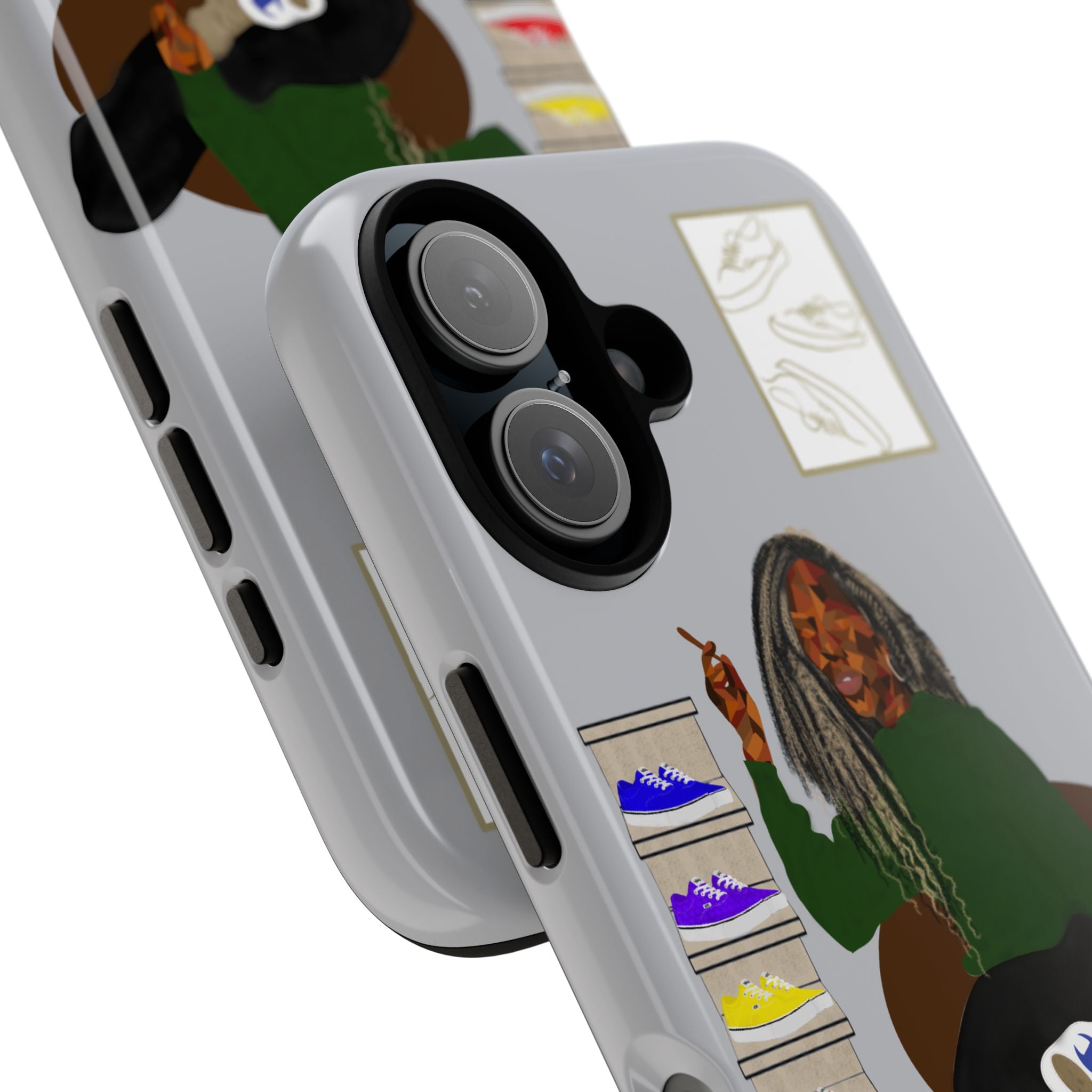 Phone Case — Chill Sneakerhead Illustration ("Tough Cases")
