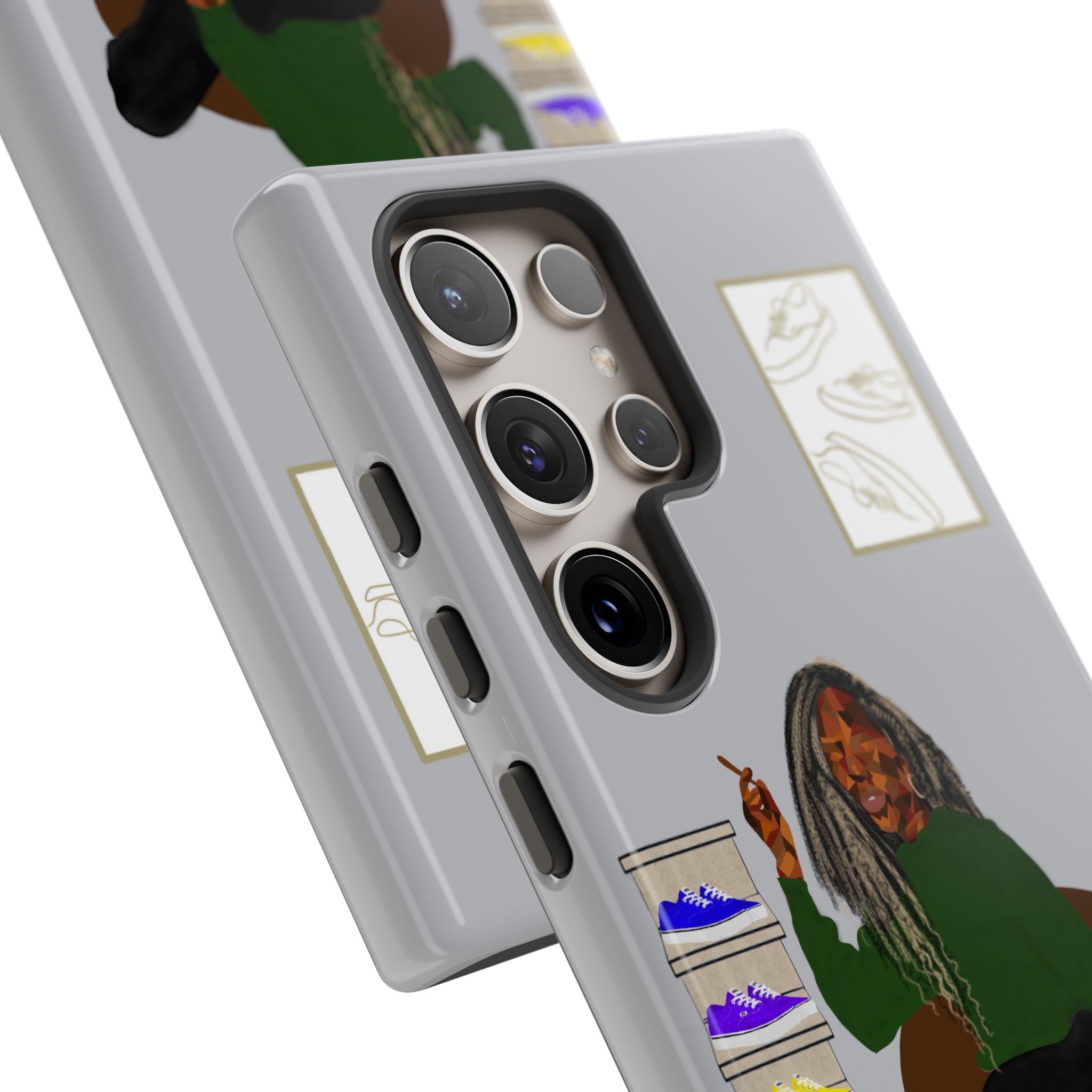 Phone Case — Chill Sneakerhead Illustration ("Tough Cases")