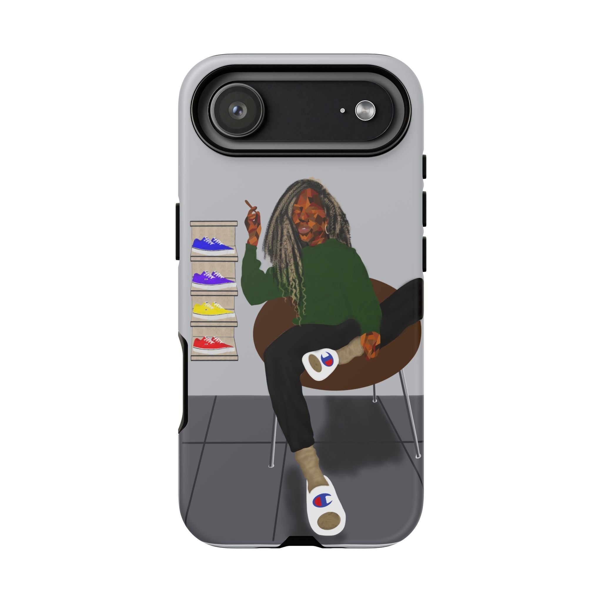 Phone Case — Chill Sneakerhead Illustration ("Tough Cases")