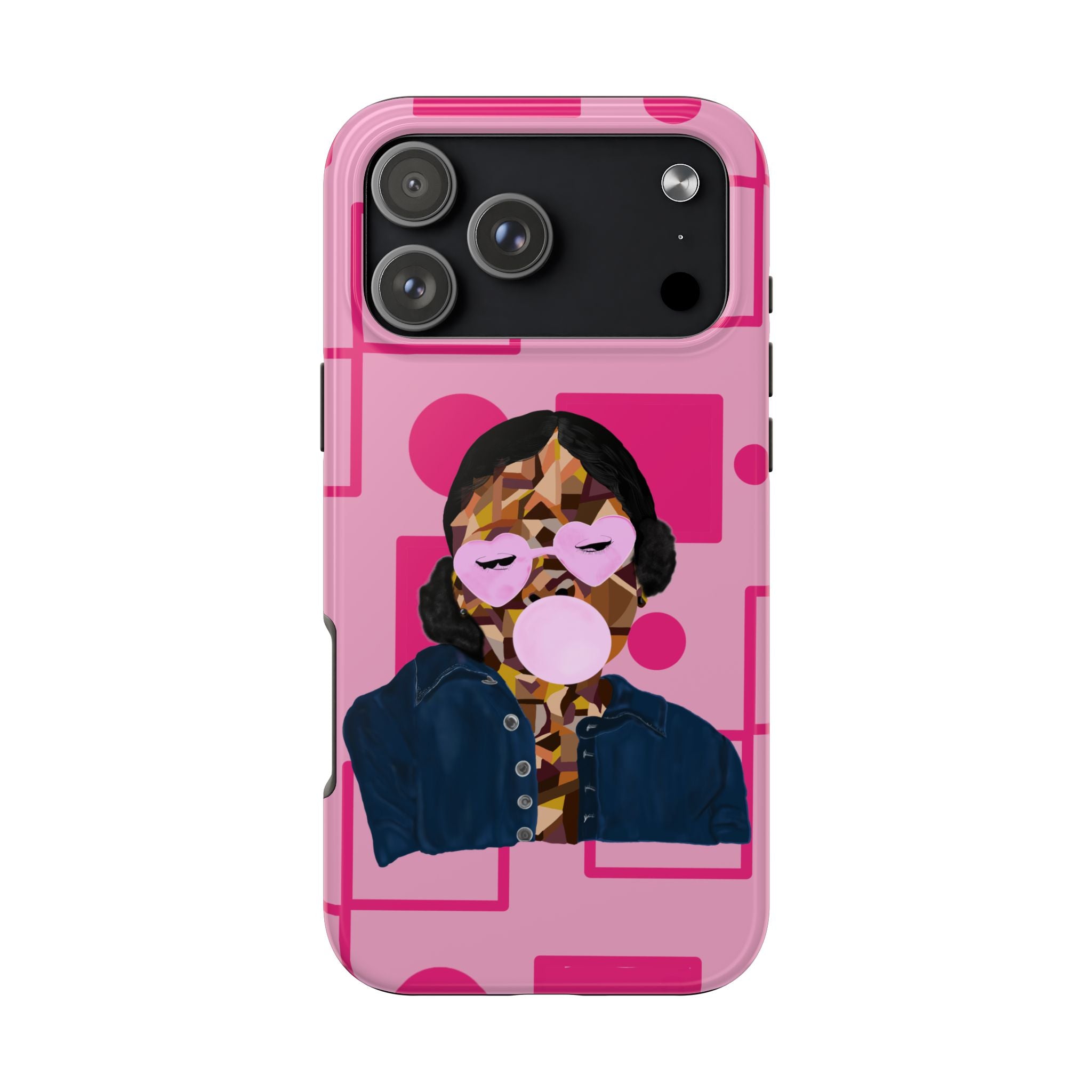 Pink Pop Art Phone Case — Bubblegum Girl Tough Phone Case