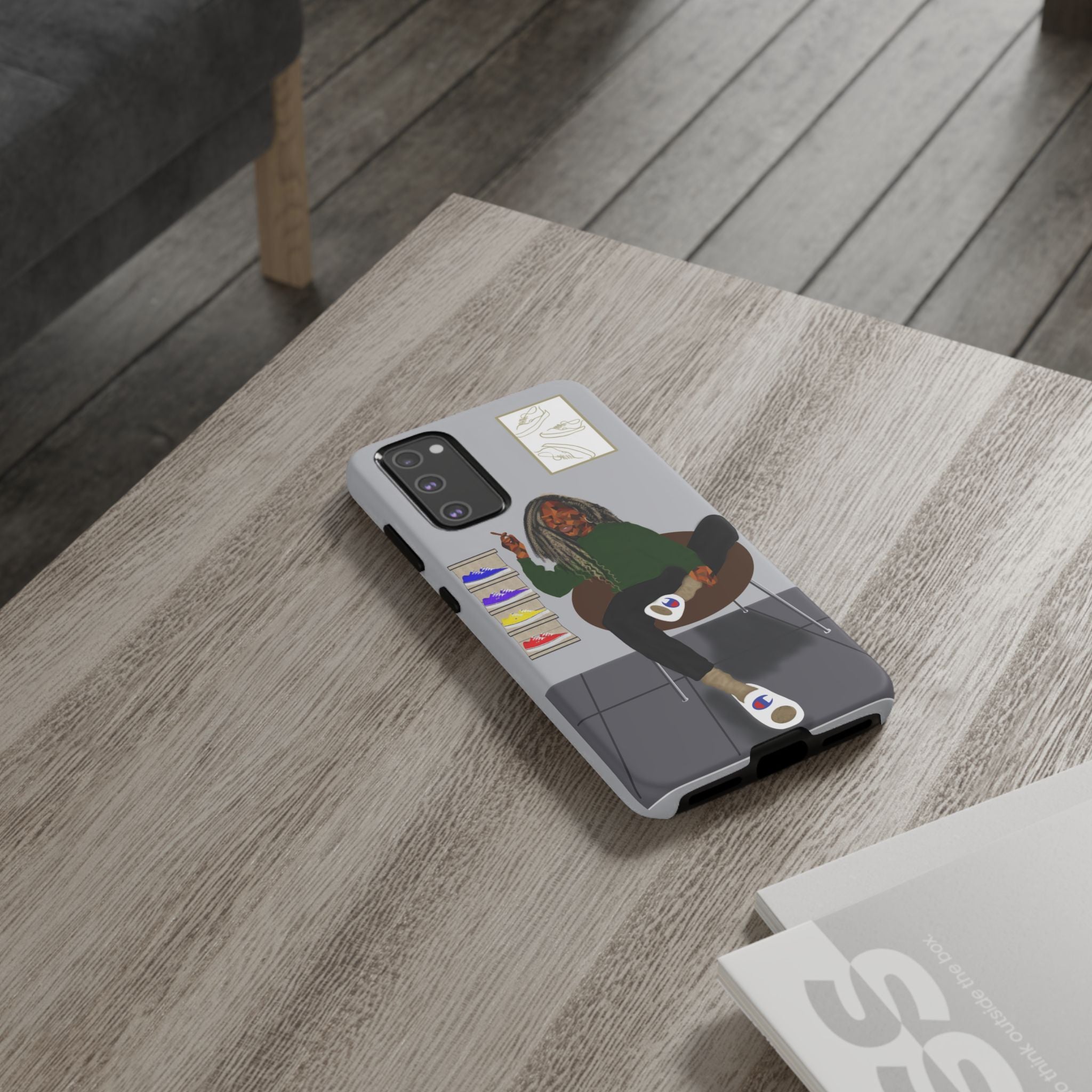 Phone Case — Chill Sneakerhead Illustration ("Tough Cases")