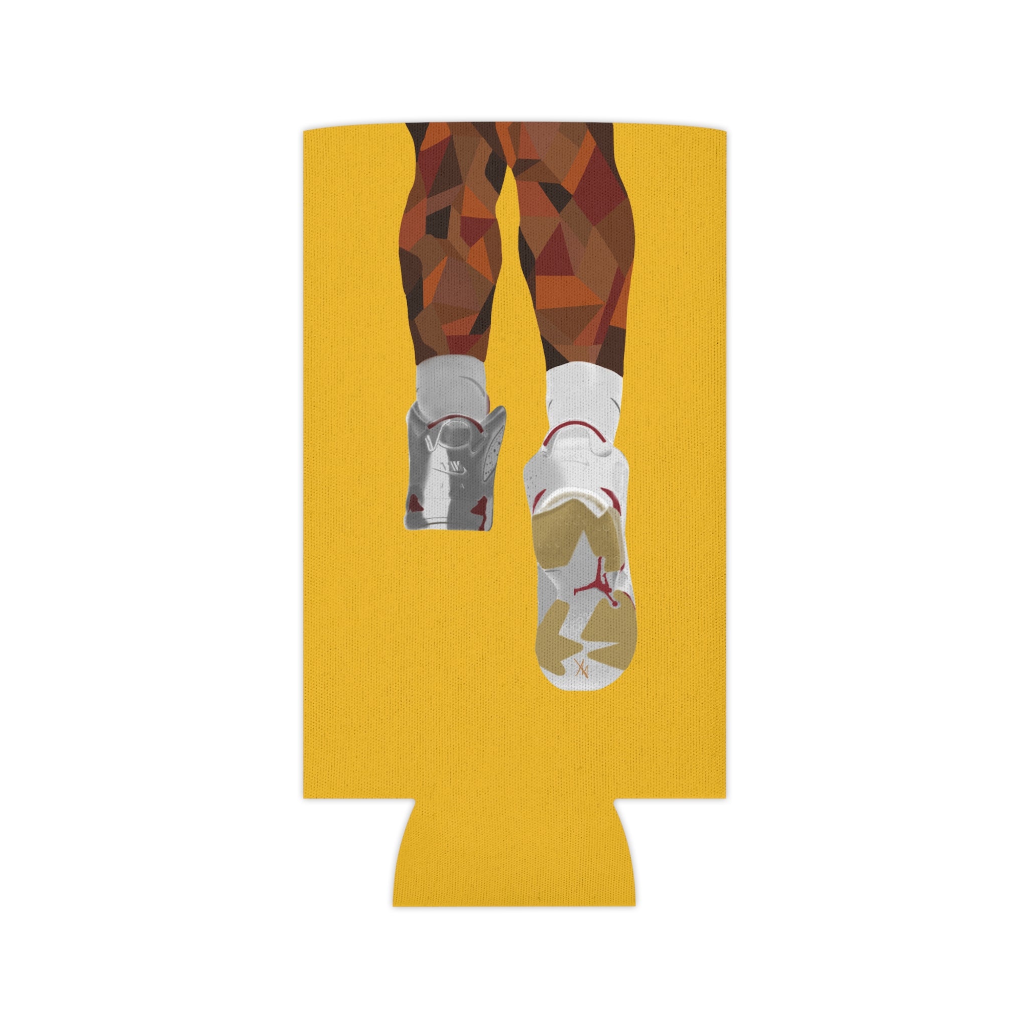 Can Cooler — Retro Sneaker Jump Graphic Drink Cooler
