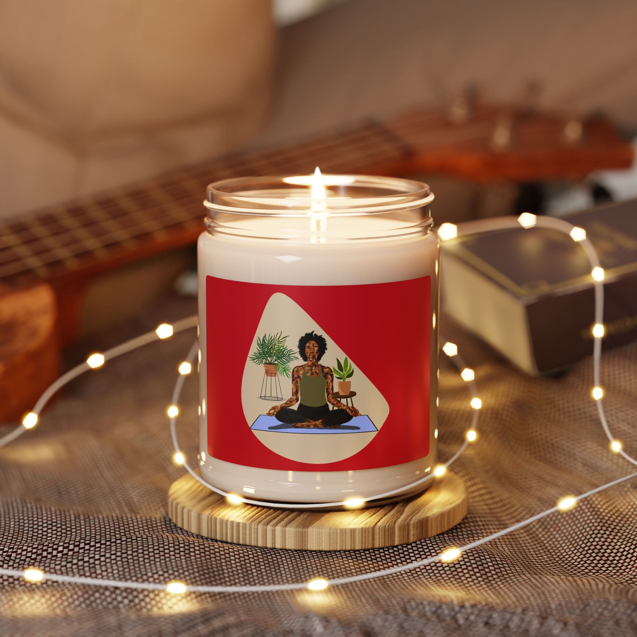 Soy Candle — Calming Yoga Meditation Scented Candle (9 oz)