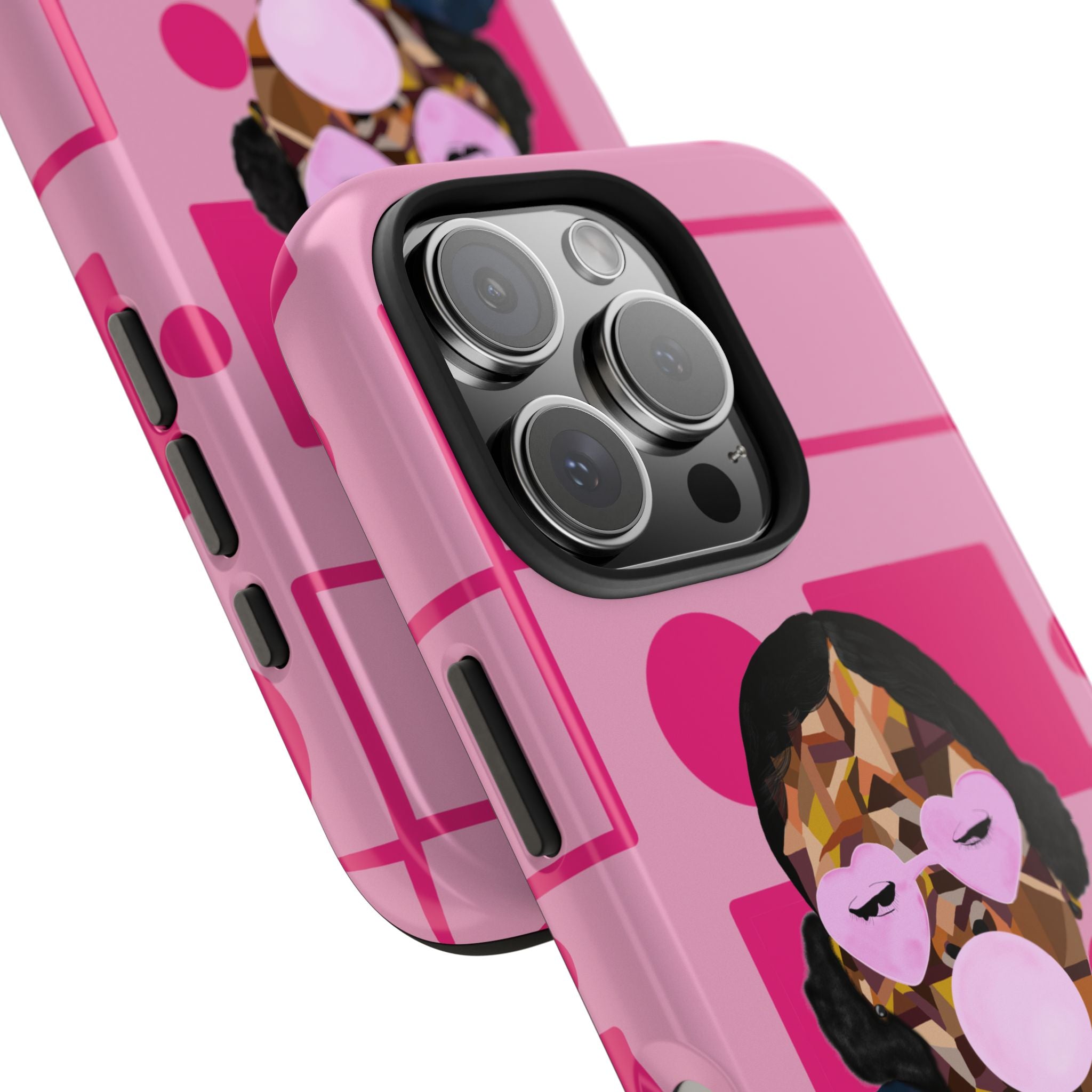 Pink Pop Art Phone Case — Bubblegum Girl Tough Phone Case