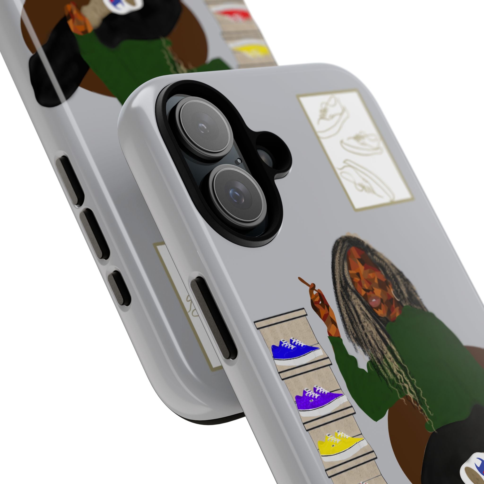 Phone Case — Chill Sneakerhead Illustration ("Tough Cases")
