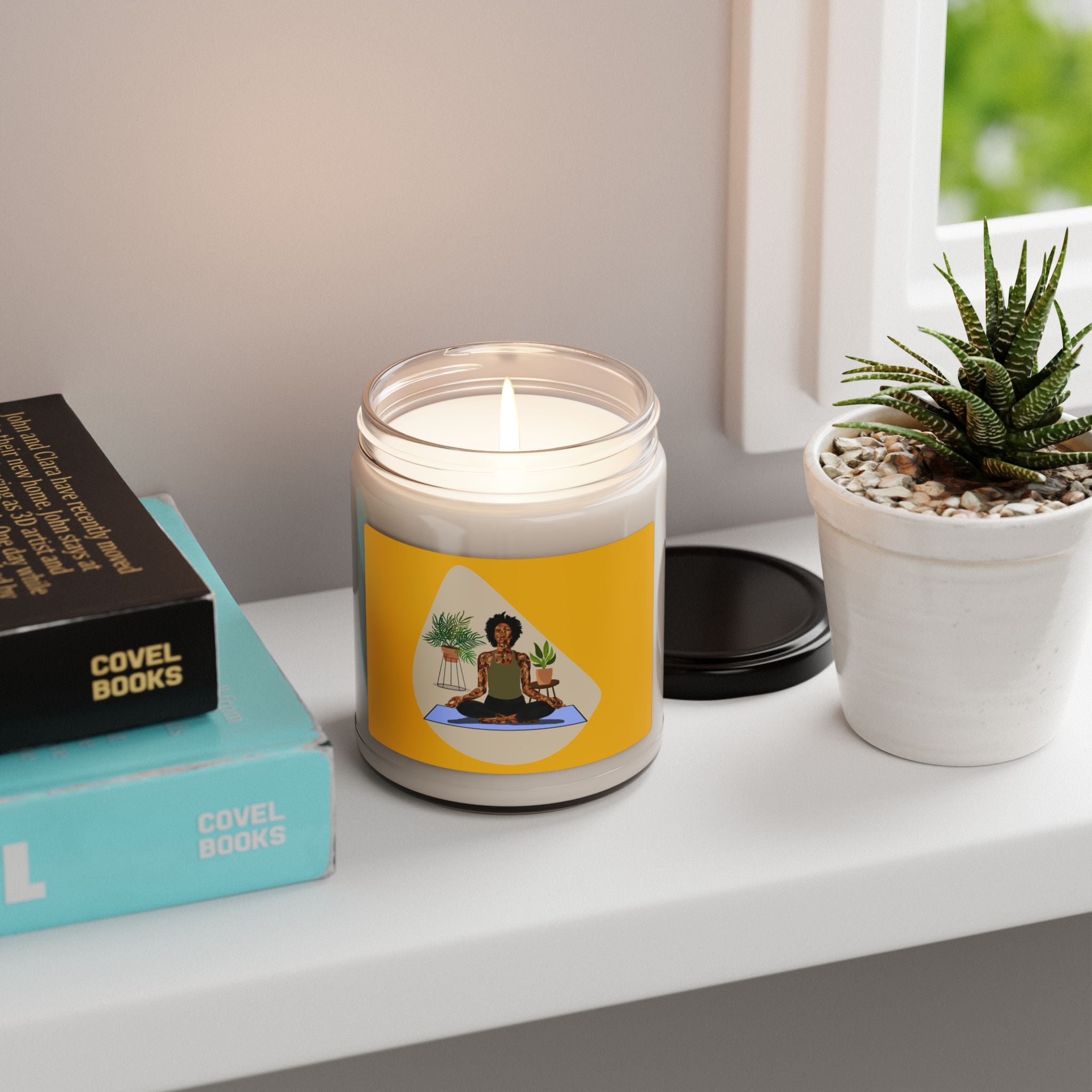Soy Candle — Calming Yoga Meditation Scented Candle (9 oz)