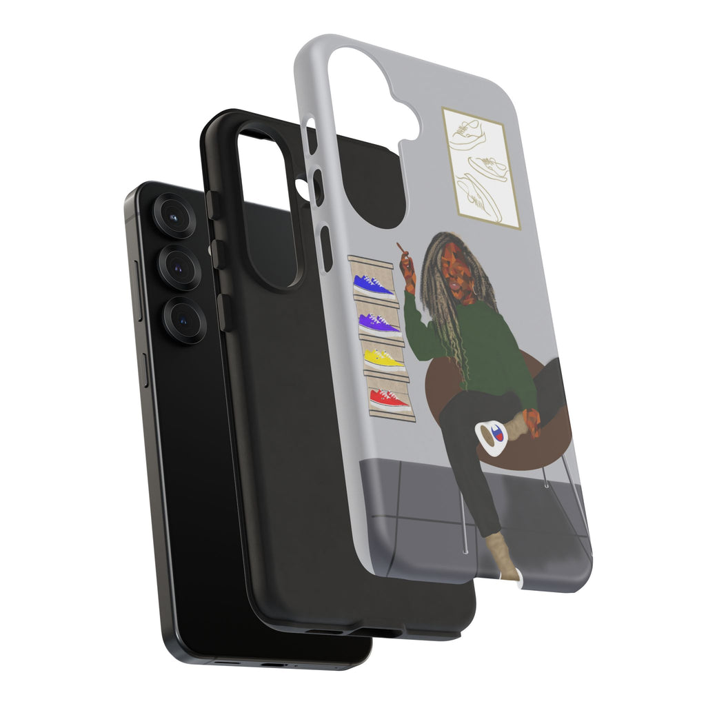 Phone Case — Chill Sneakerhead Illustration ("Tough Cases")