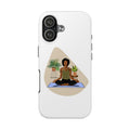 Yoga Girl Tough Phone Case — Meditation, Plants & Self‑Care Protective Cover