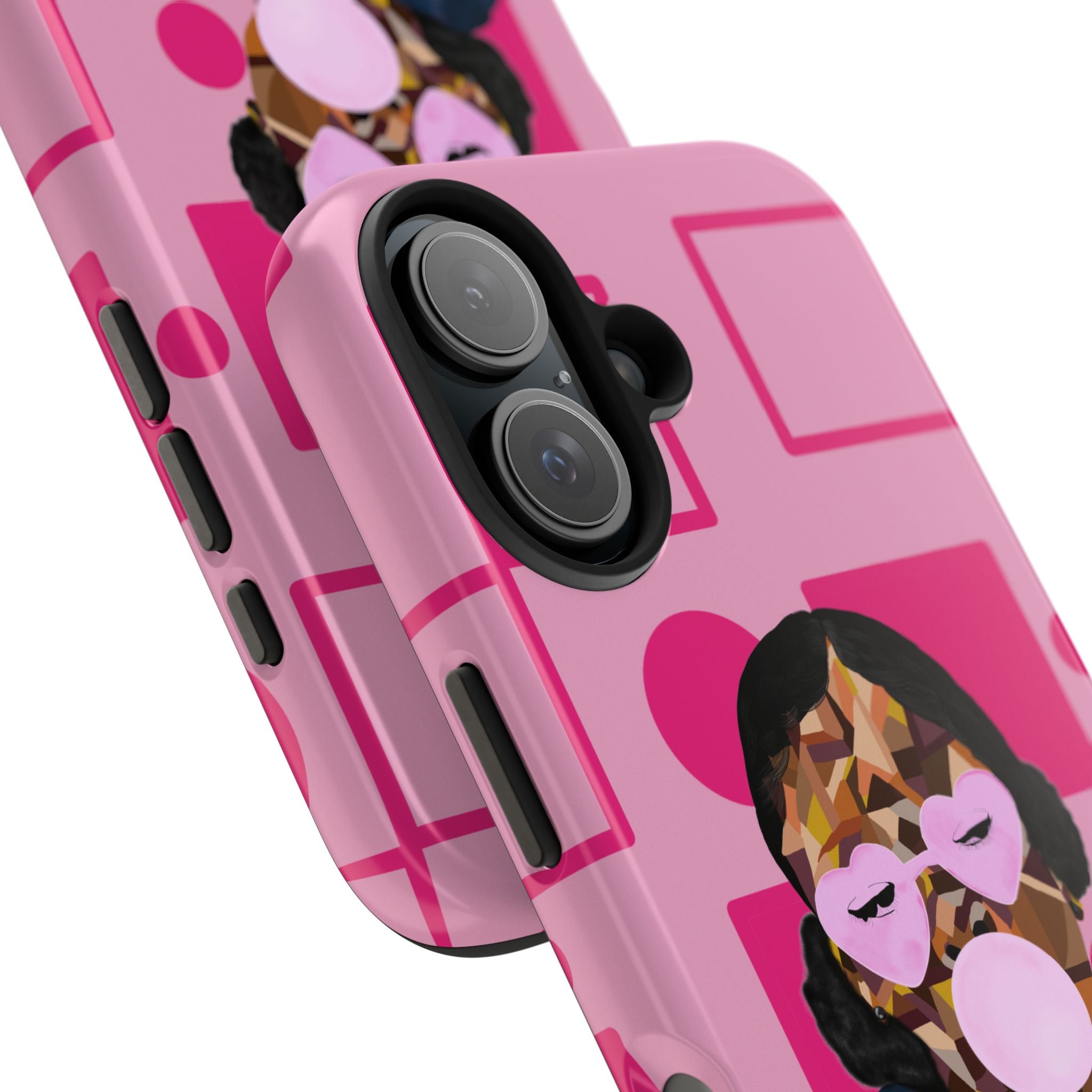 Pink Pop Art Phone Case — Bubblegum Girl Tough Phone Case