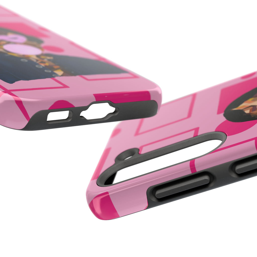 Pink Pop Art Phone Case — Bubblegum Girl Tough Phone Case