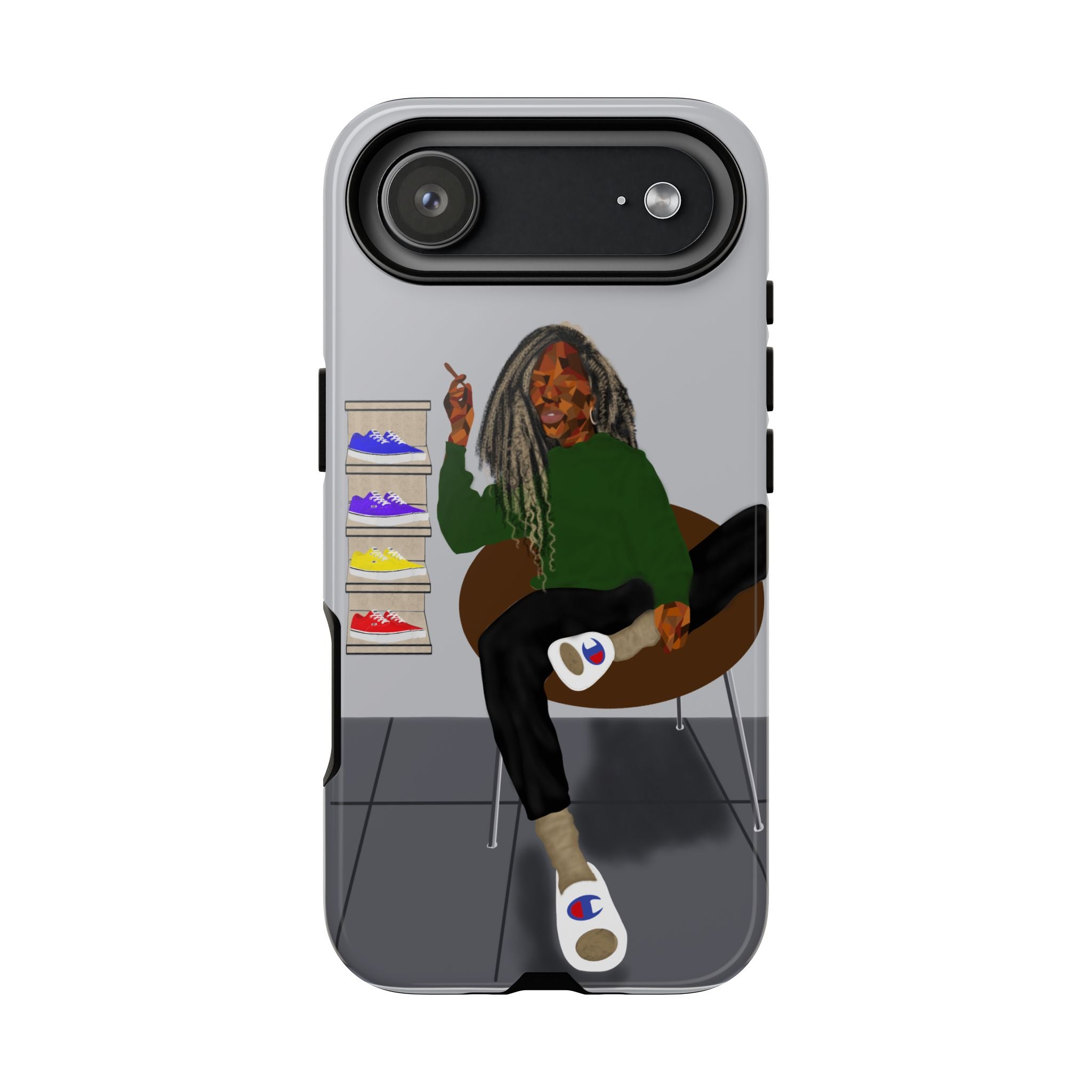 Phone Case — Chill Sneakerhead Illustration ("Tough Cases")