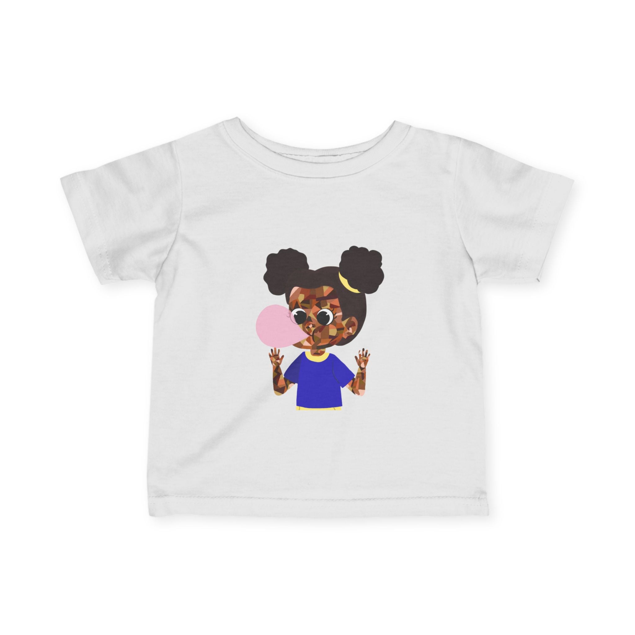 Infant Tee — Cute Bubblegum Girl Graphic Baby T-Shirt