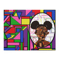 Modern Afrocentric Portrait Puzzle — Colorful Geometric 120/252/500-Piece Jigsaw