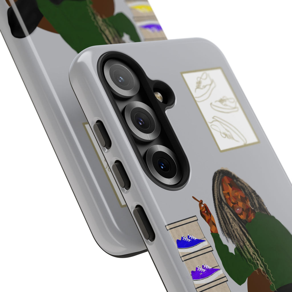 Phone Case — Chill Sneakerhead Illustration ("Tough Cases")