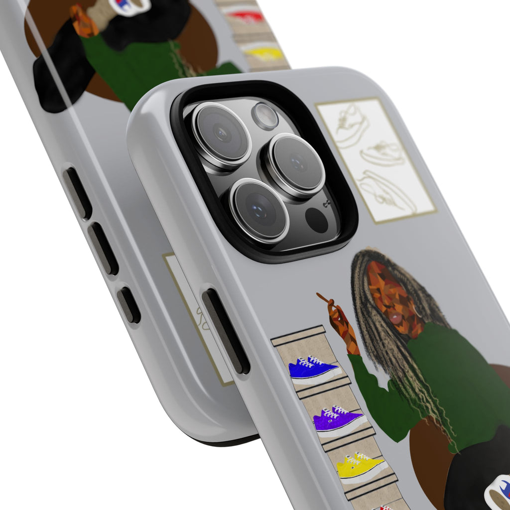 Phone Case — Chill Sneakerhead Illustration ("Tough Cases")