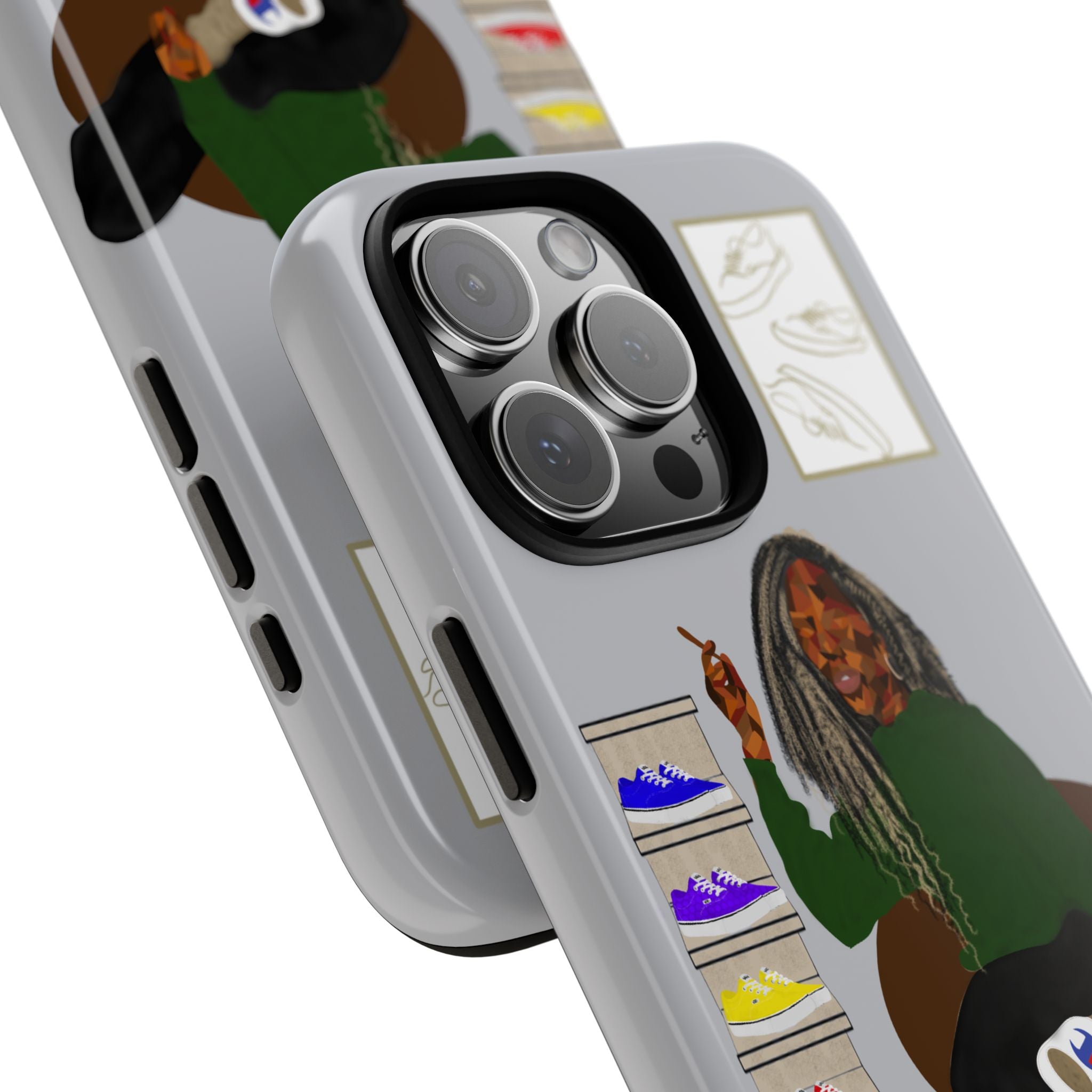Phone Case — Chill Sneakerhead Illustration ("Tough Cases")