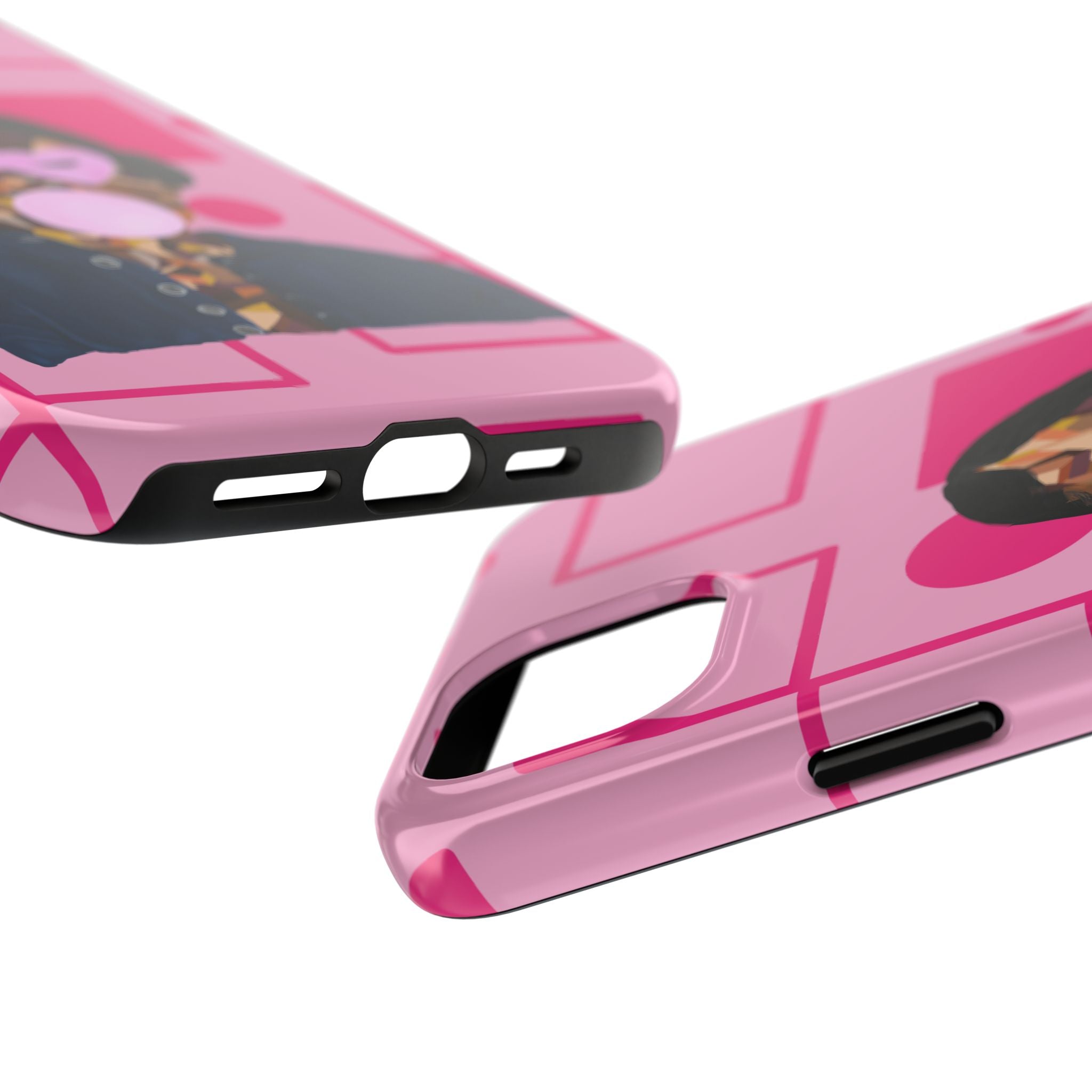 Pink Pop Art Phone Case — Bubblegum Girl Tough Phone Case