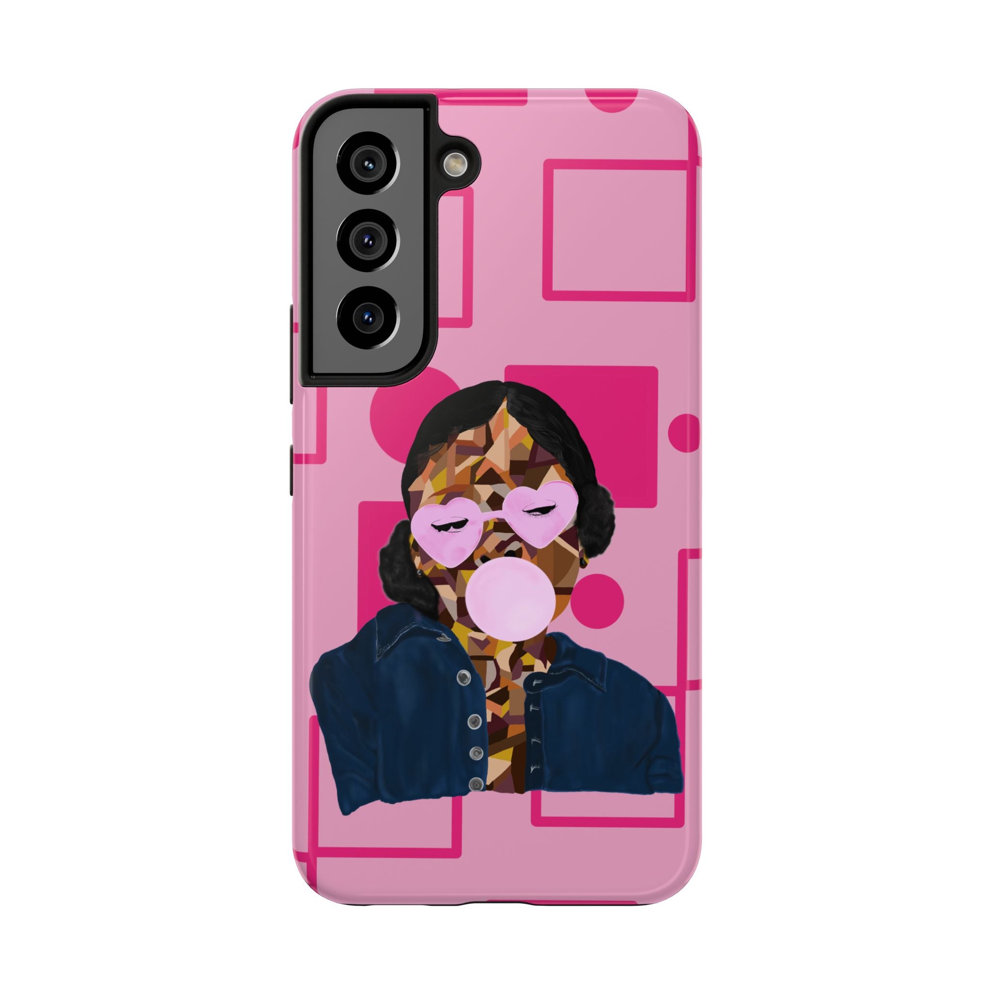 Pink Pop Art Phone Case — Bubblegum Girl Tough Phone Case