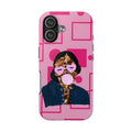 Pink Pop Art Phone Case — Bubblegum Girl Tough Phone Case