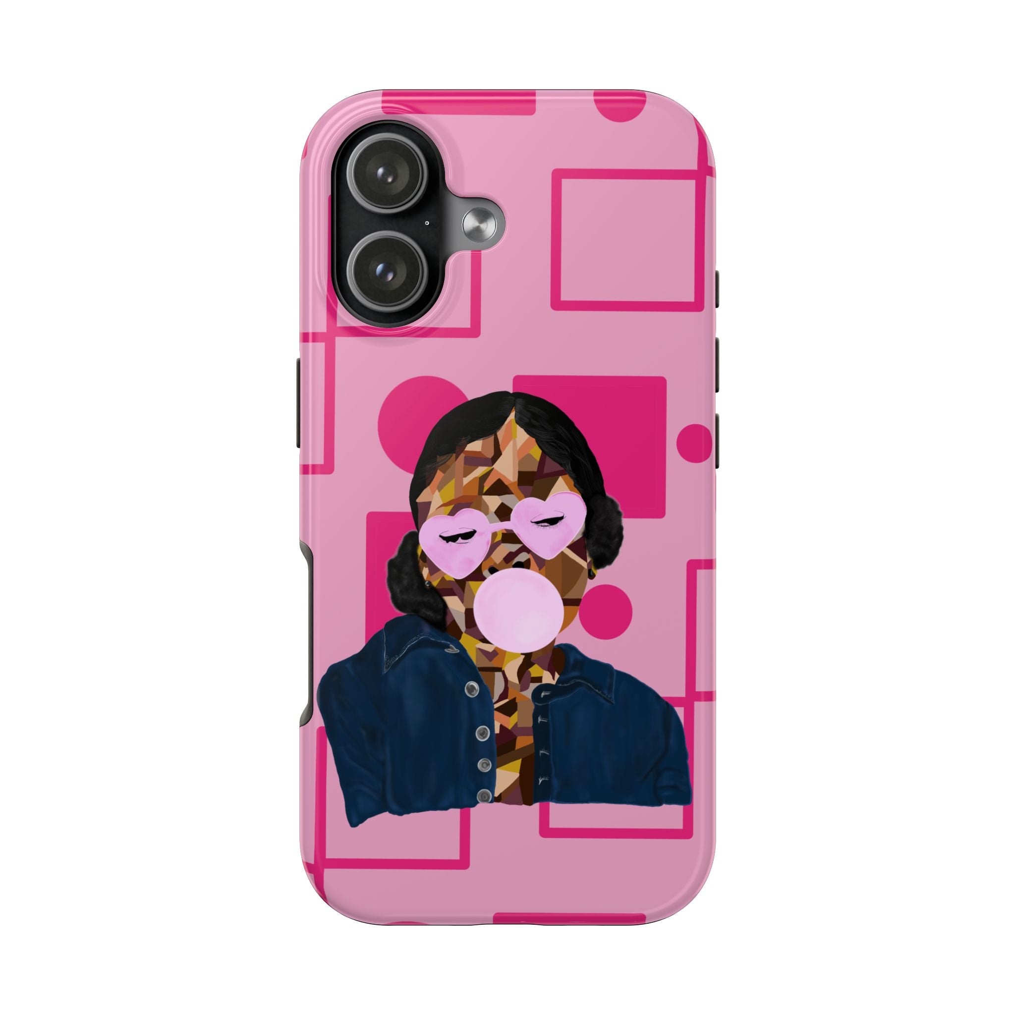 Pink Pop Art Phone Case — Bubblegum Girl Tough Phone Case