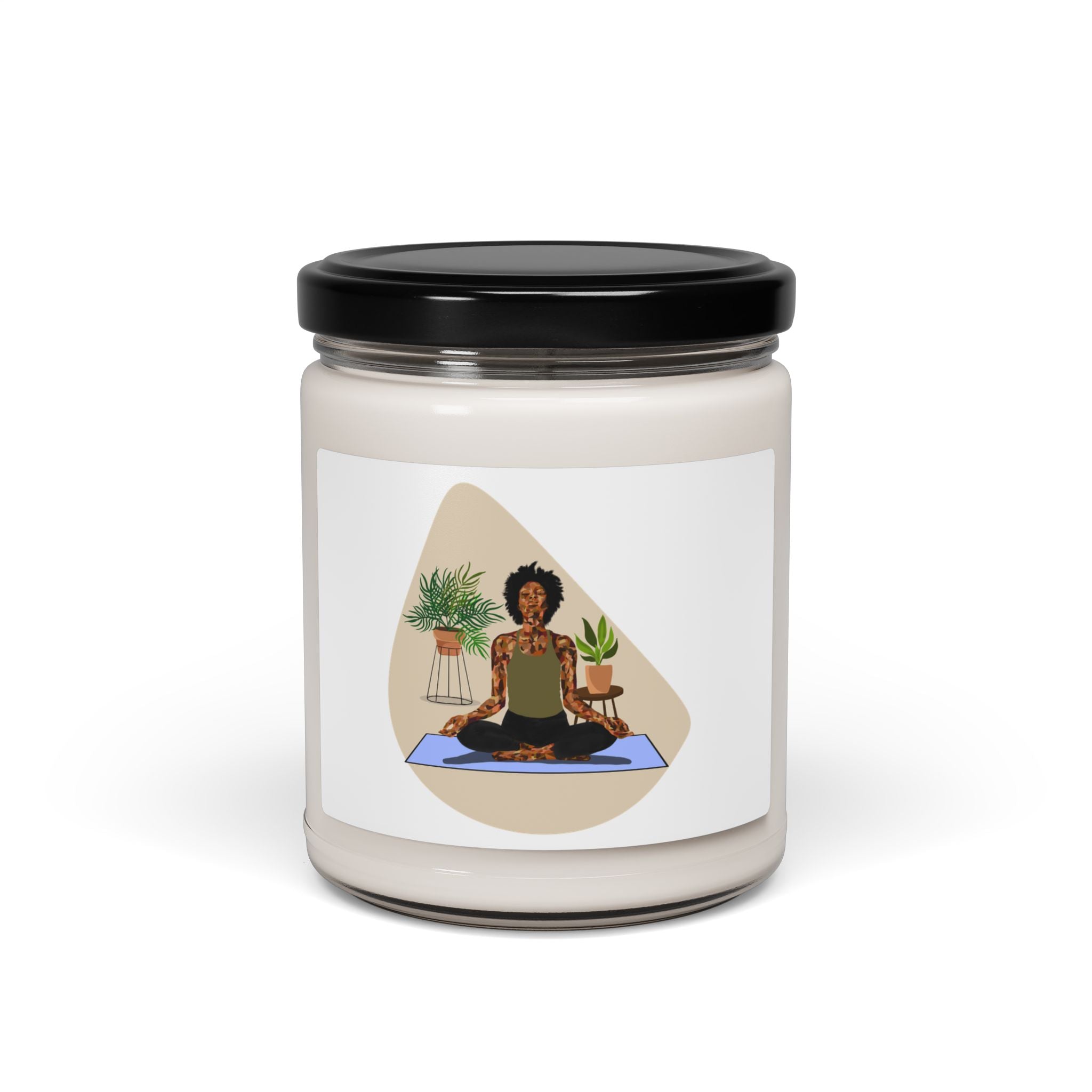 Soy Candle — Calming Yoga Meditation Scented Candle (9 oz)