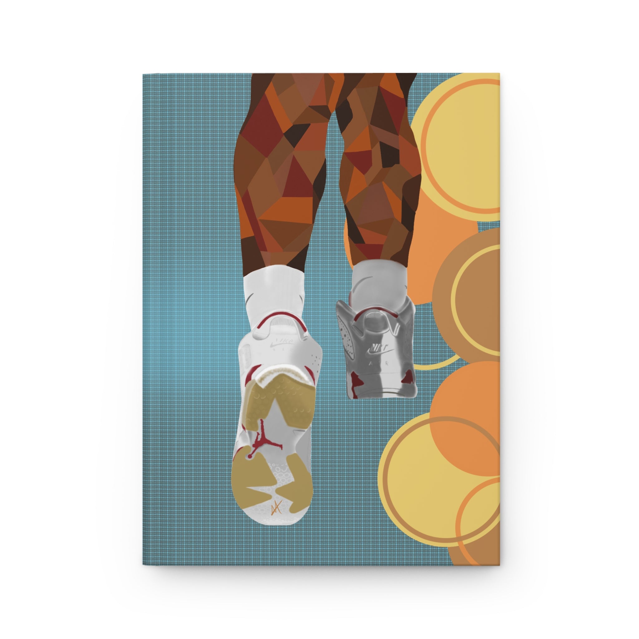 Basketball Sneakers Hardcover Journal