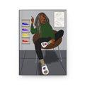 Streetwear Vibes Hardcover Journal — Sneakerhead Lounge Illustration